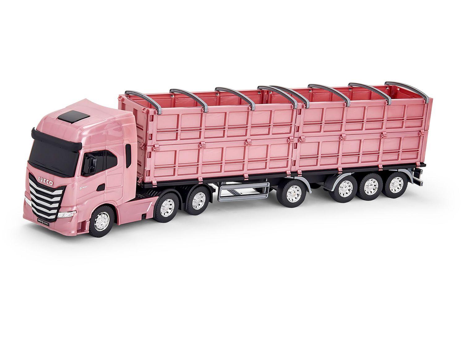 Caminhão de Brinquedo Iveco S-Way Carreta 