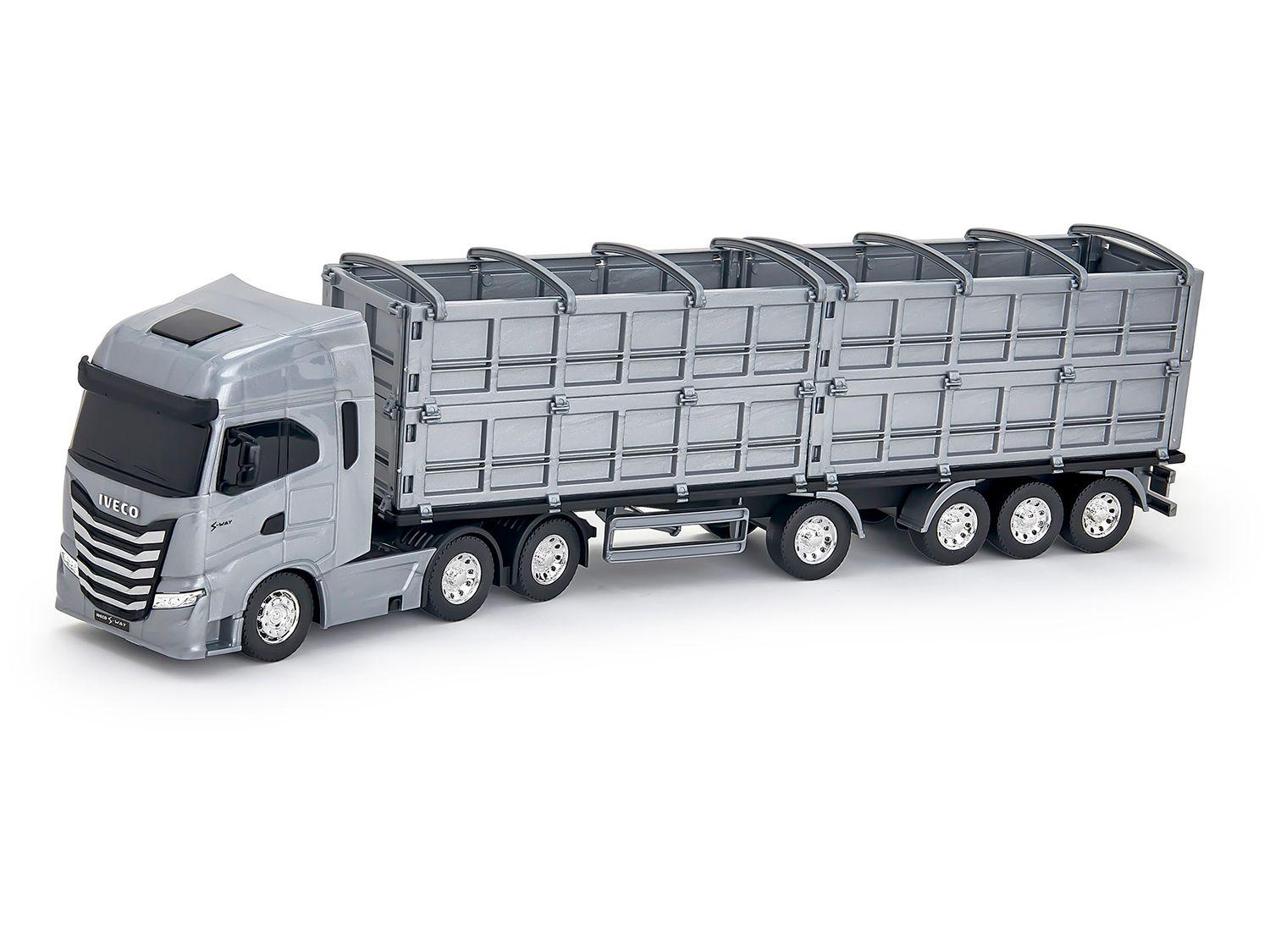 Caminhão de Brinquedo Iveco S-Way Carreta 