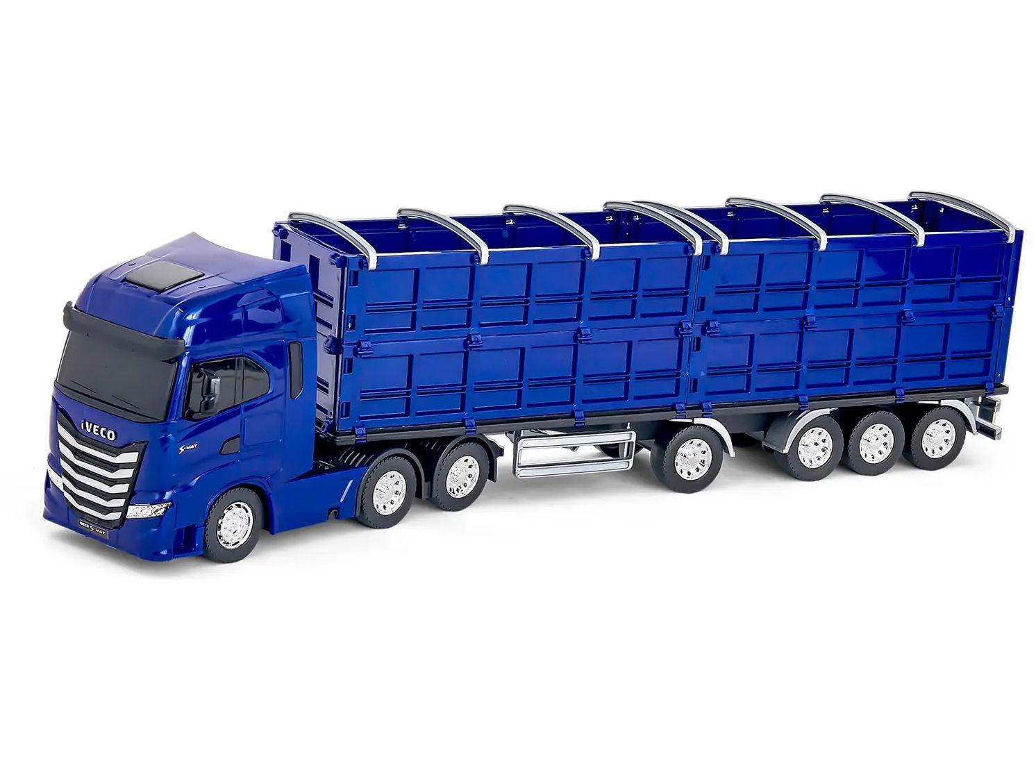 Caminhão de Brinquedo Iveco S-Way Carreta 