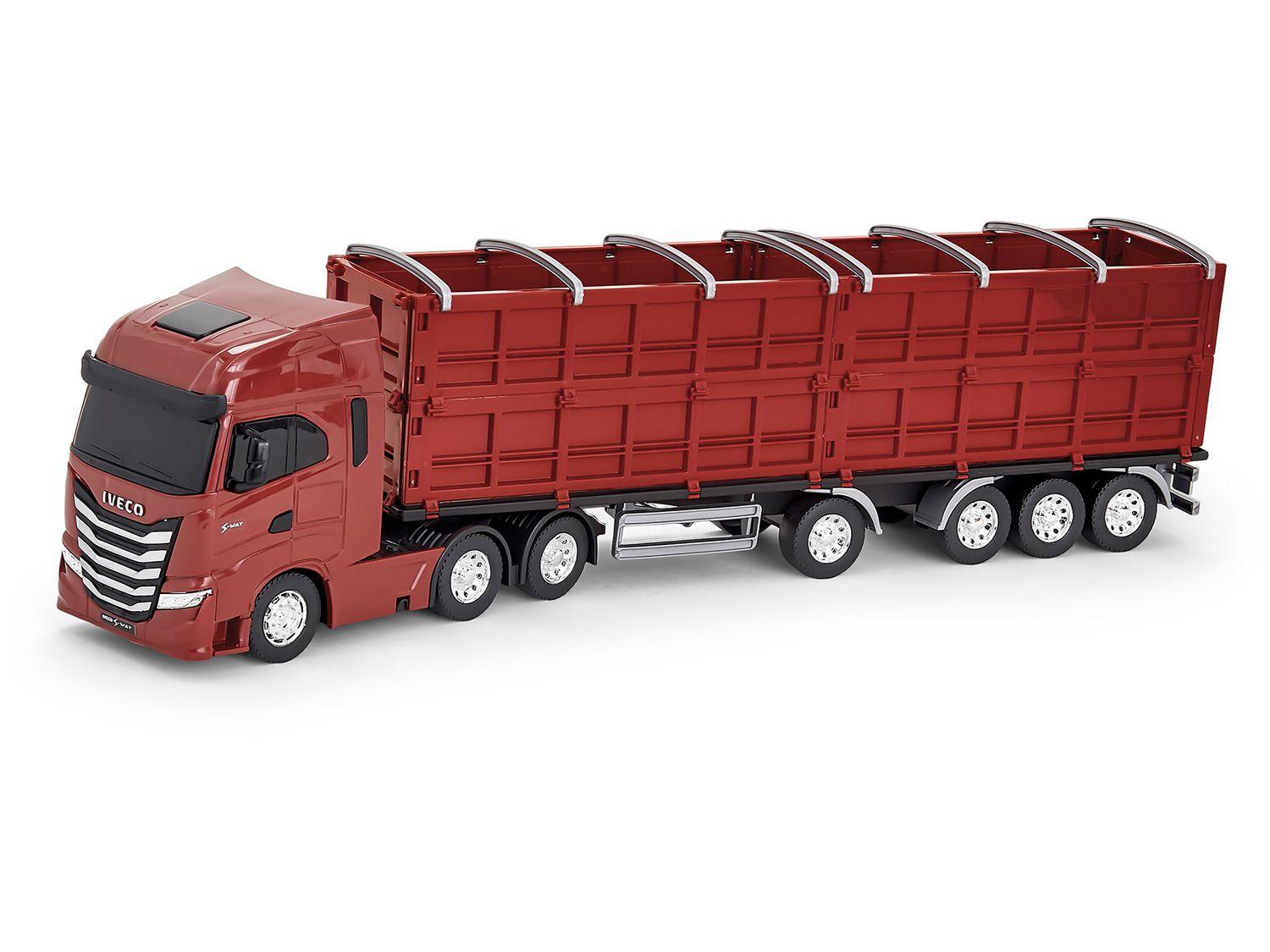 Caminhão de Brinquedo Iveco S-Way Carreta 