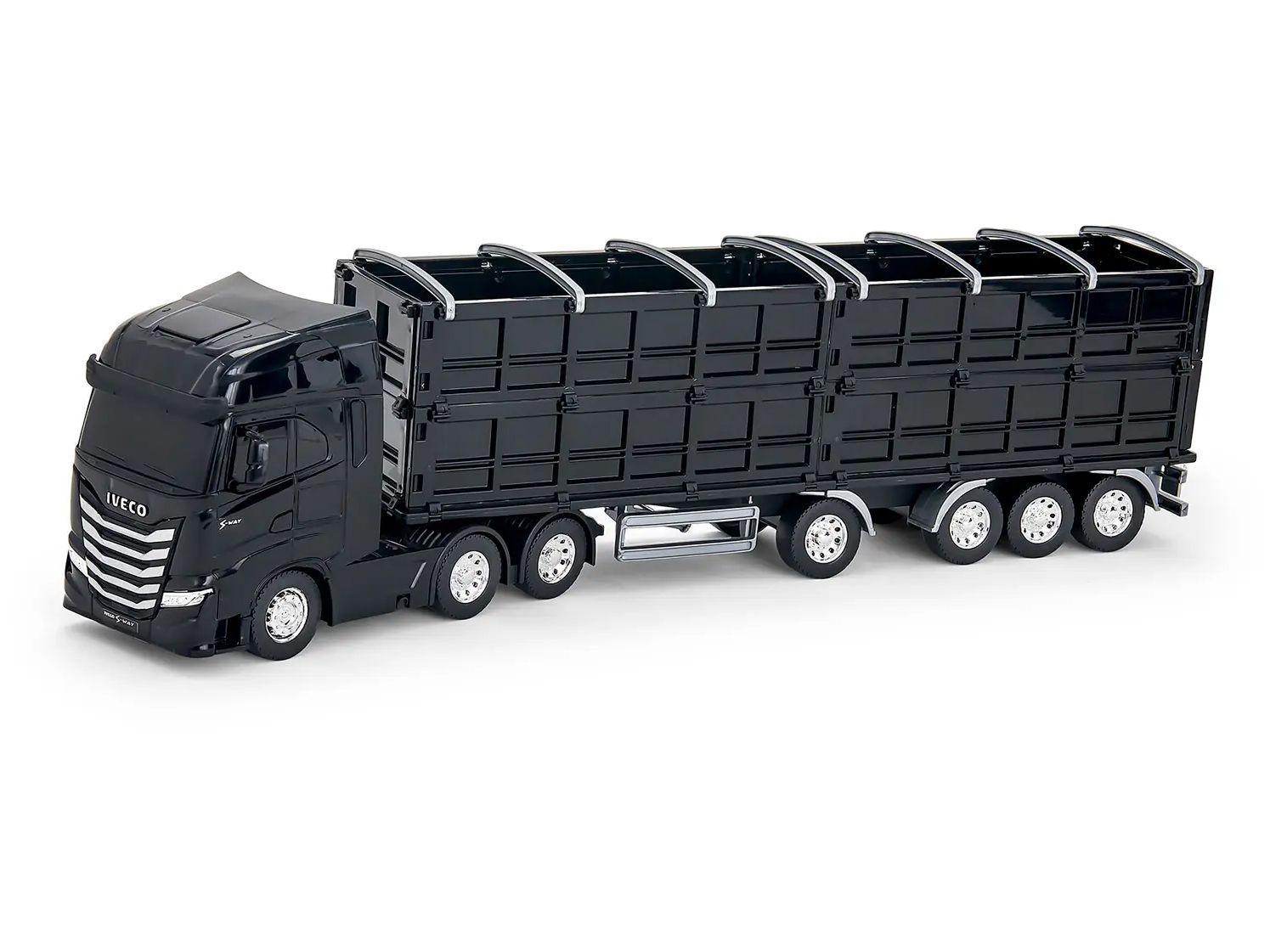 Caminhão de Brinquedo Iveco S-Way Carreta 