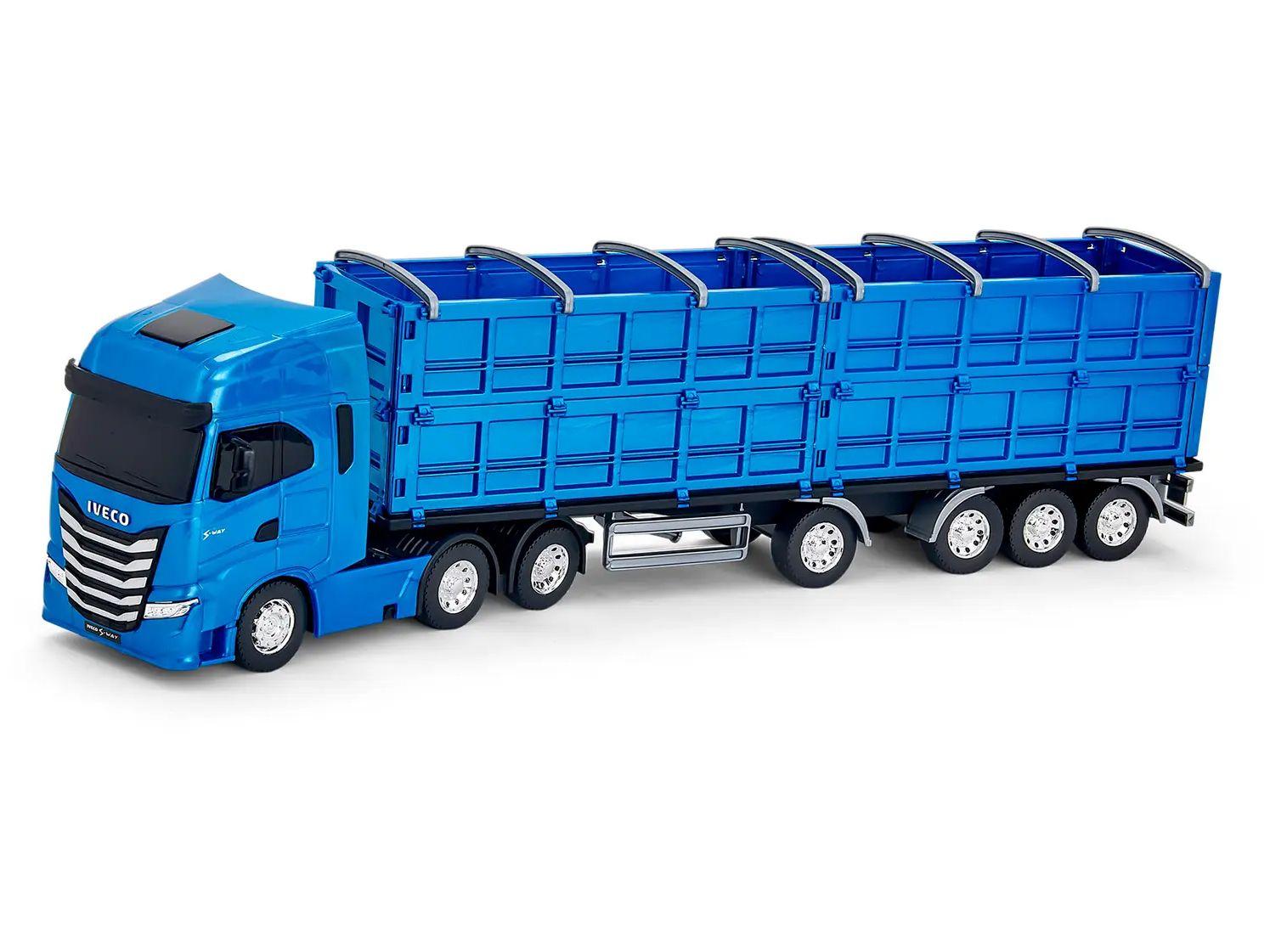 Caminhão de Brinquedo Iveco S-Way Carreta 