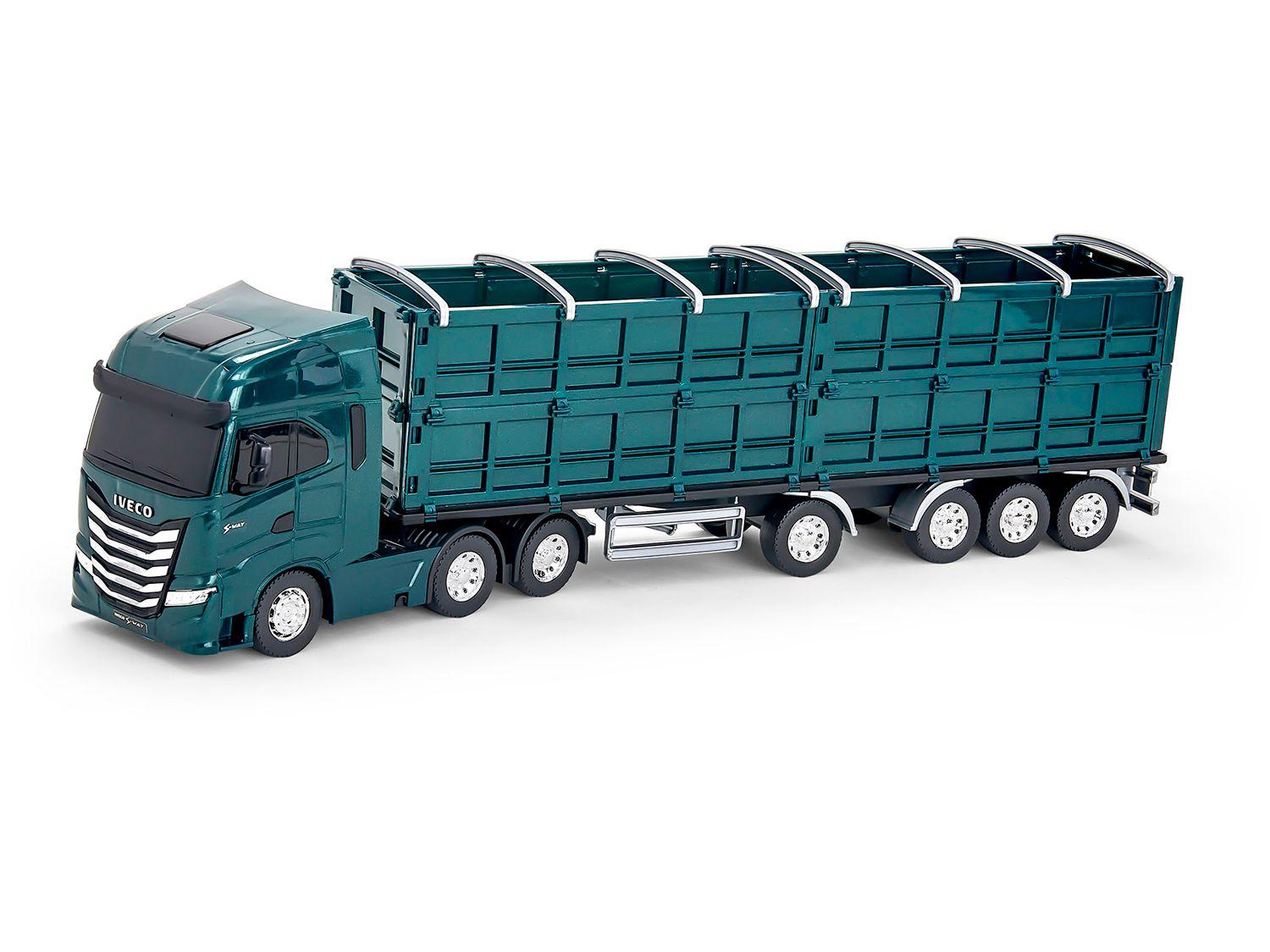 Caminhão de Brinquedo Iveco S-Way Carreta 