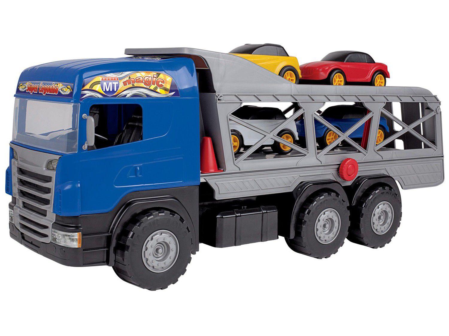 Um Brinquedo Infantil Caminhão Cegonha - RETOEDU