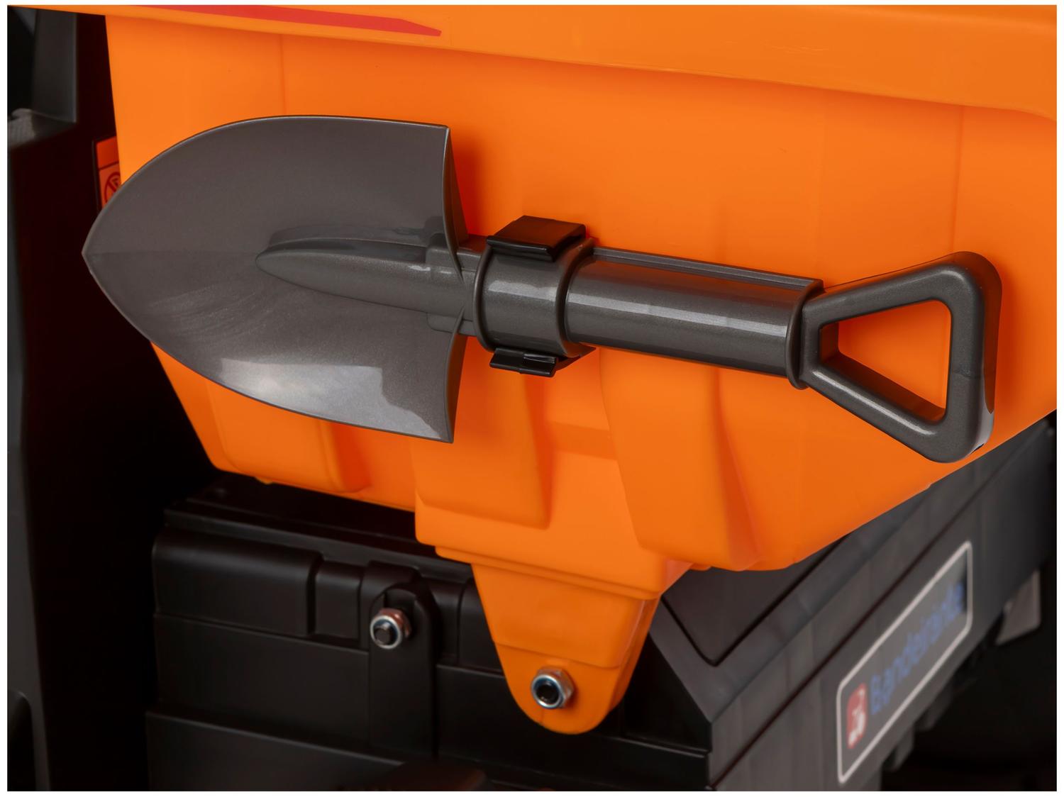 Caminhão Elétrico Preto e Laranja Bandeirante 