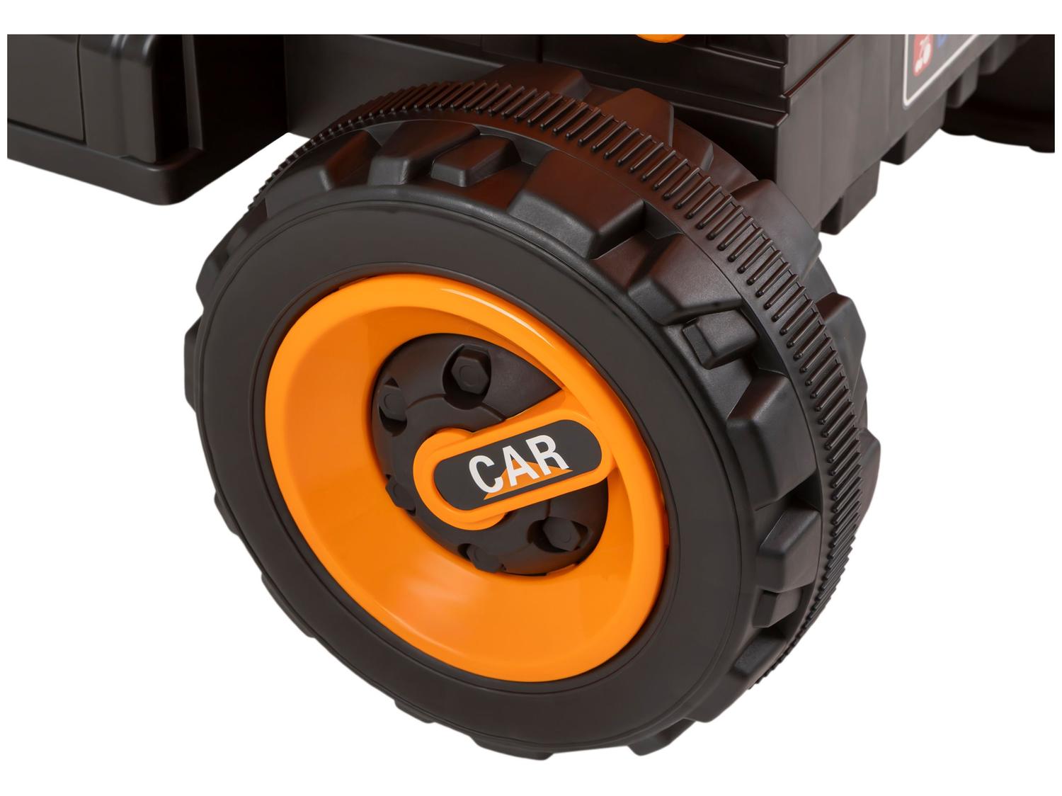 Caminhão Elétrico Preto e Laranja Bandeirante 