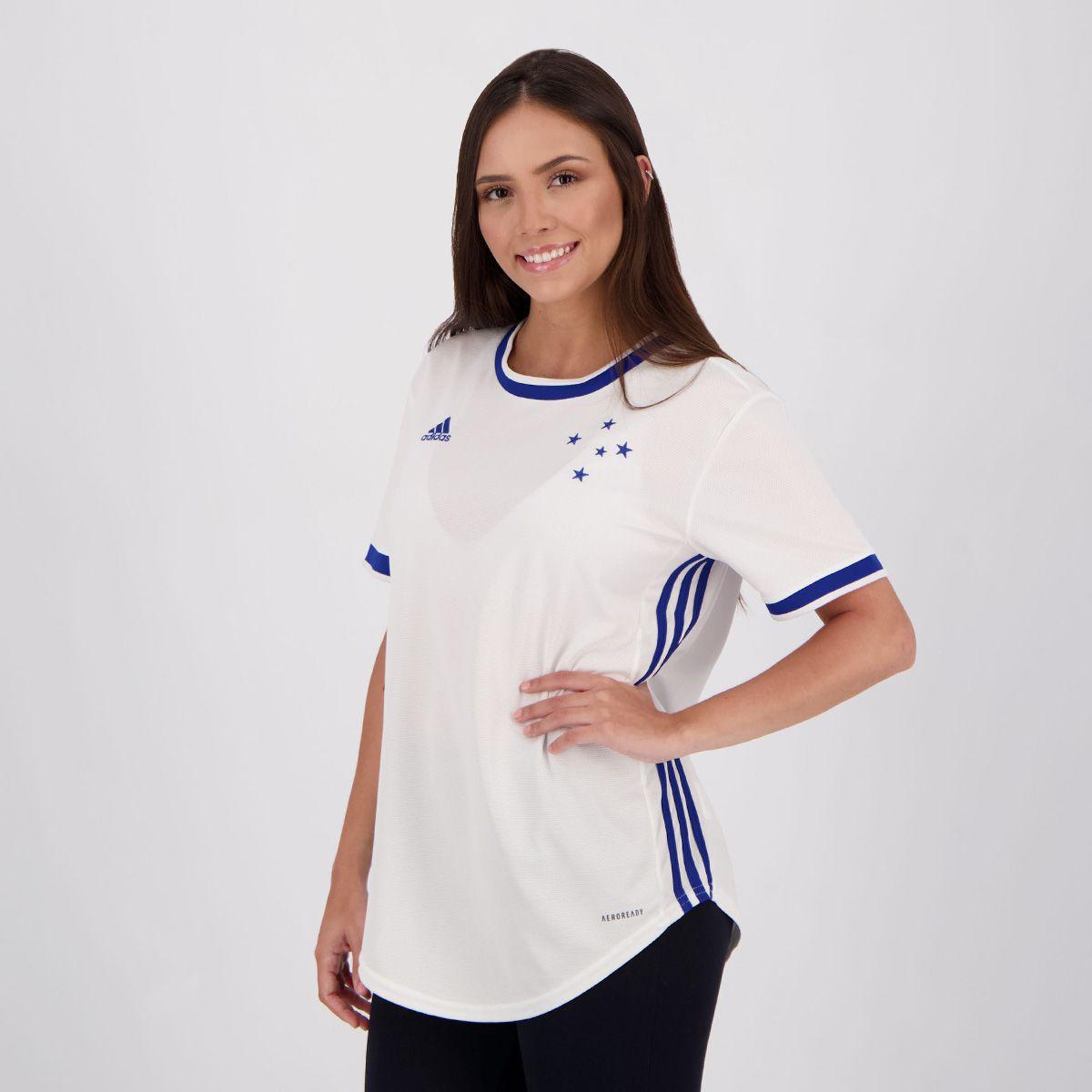 camisa cruzeiro adidas feminina