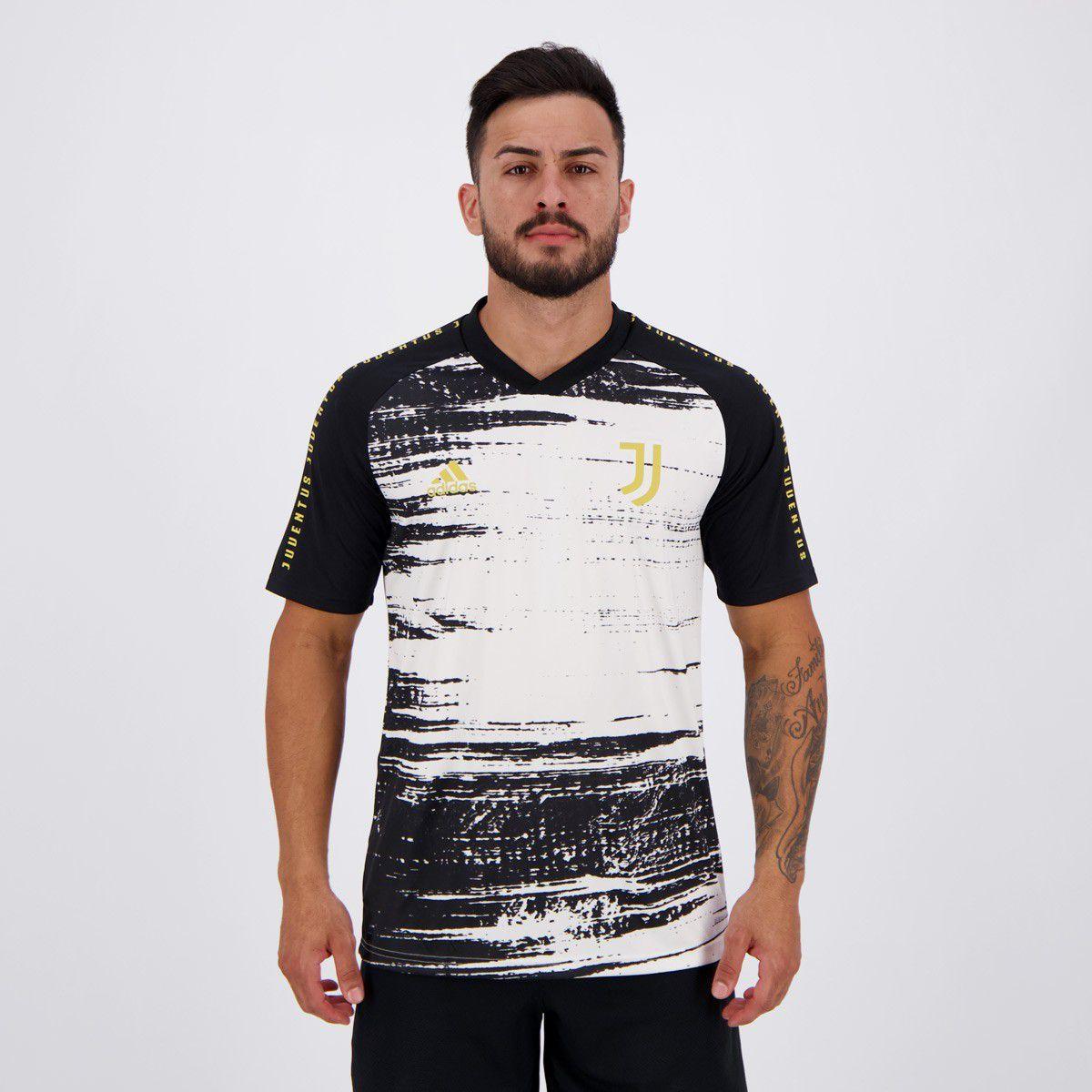 camisa pré jogo juventus