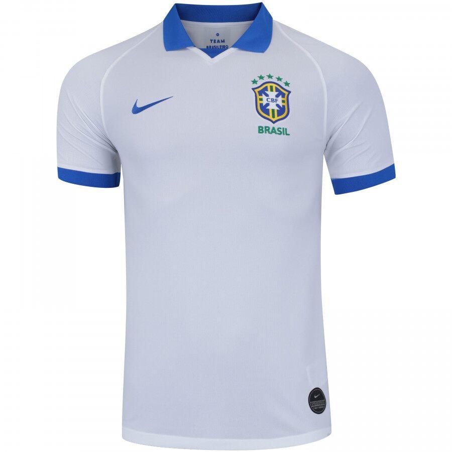 Camisa Brasil oficial branca seleção brasileiras 2019 copa ...