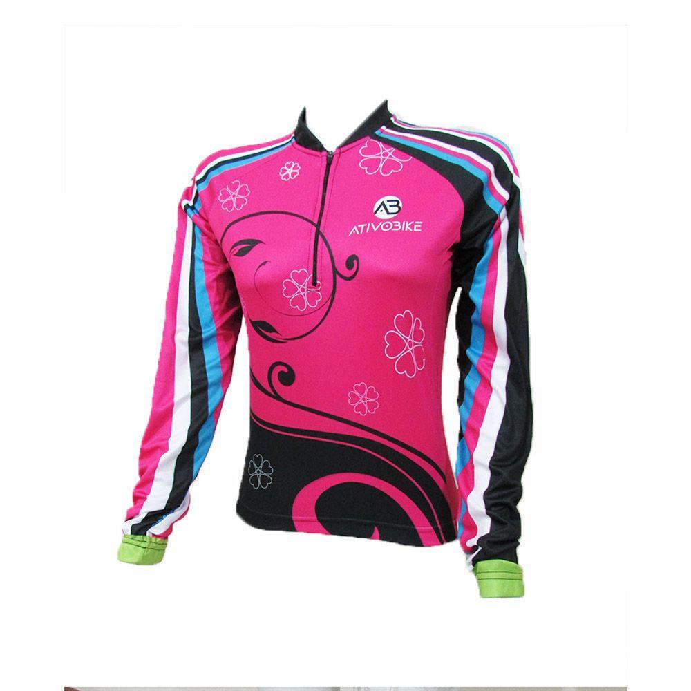 camisa de bike manga longa
