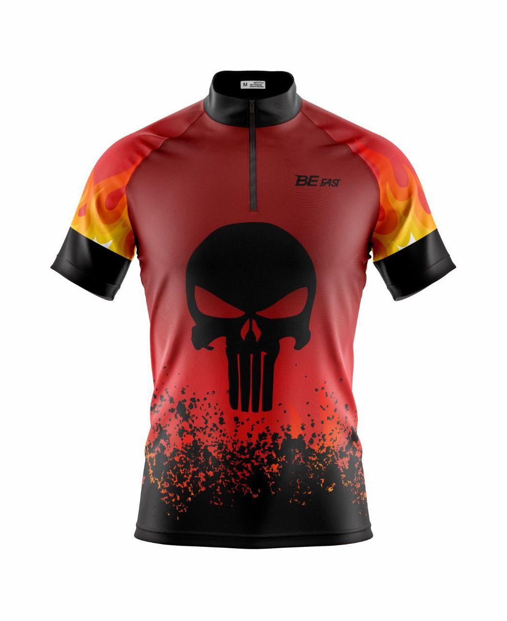 camisa de ciclismo justiceiro