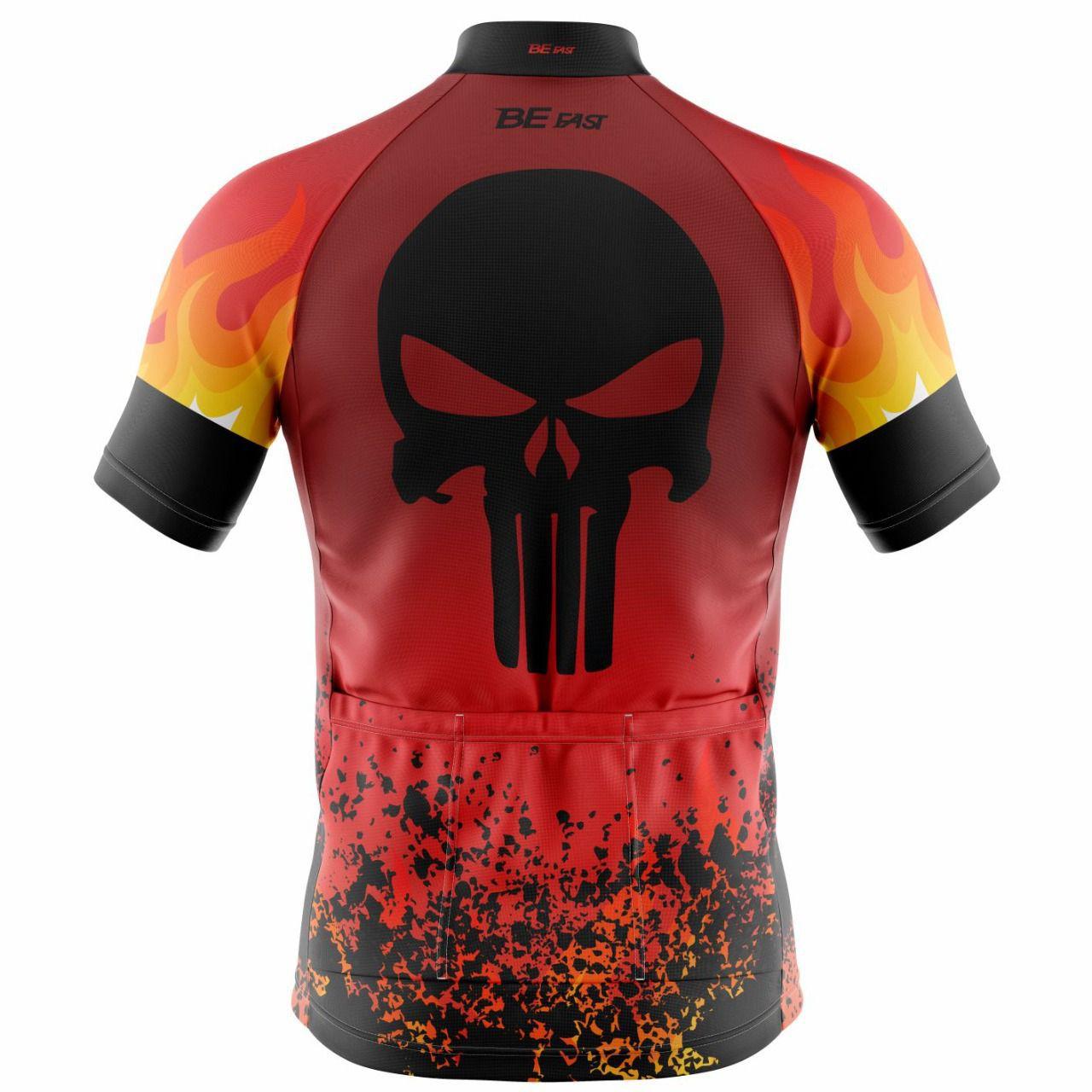 camisa de ciclismo justiceiro