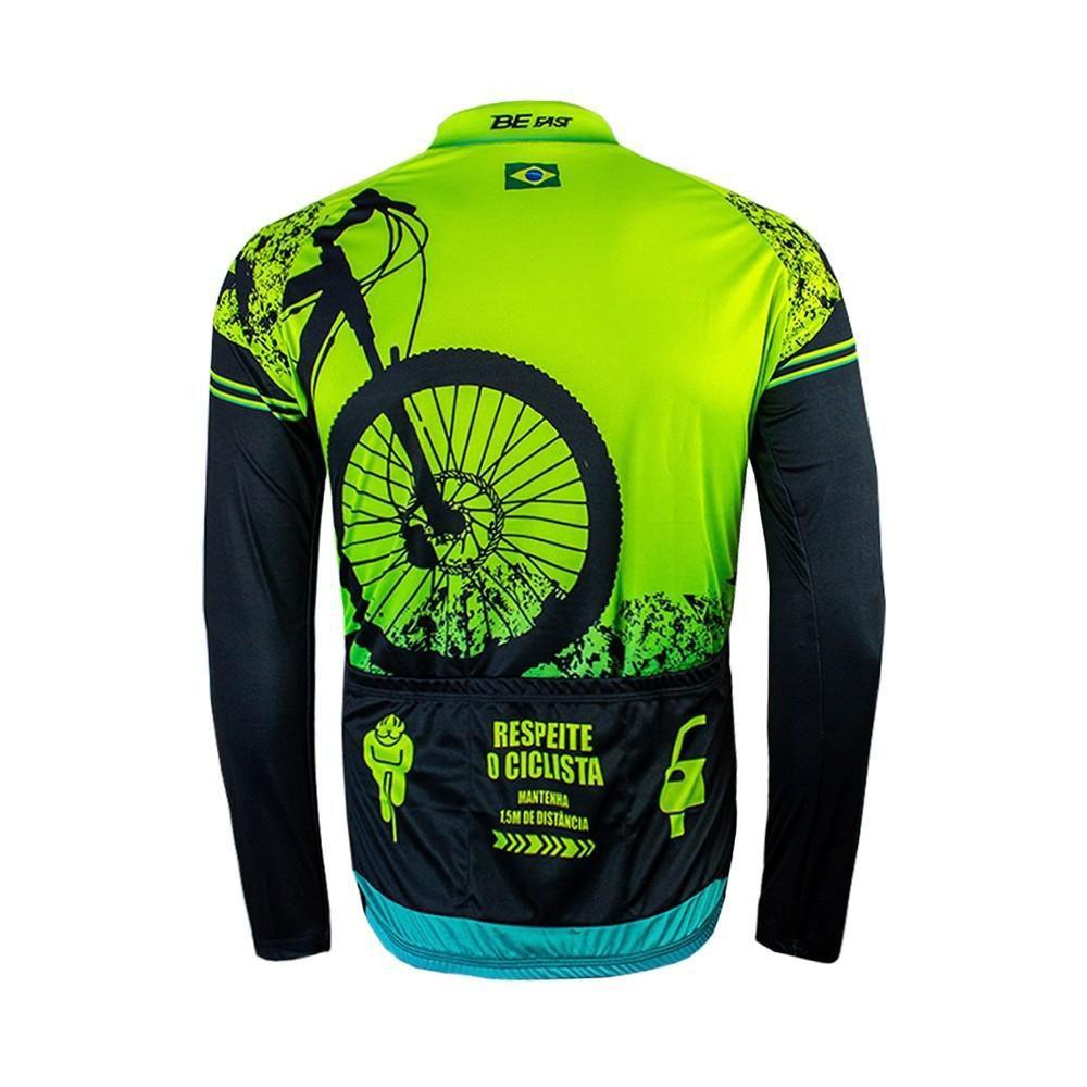 camisa de bike manga longa