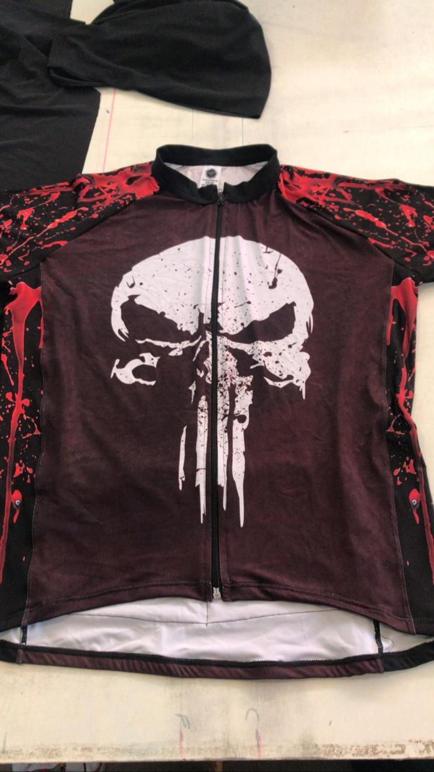 camisa de ciclismo justiceiro