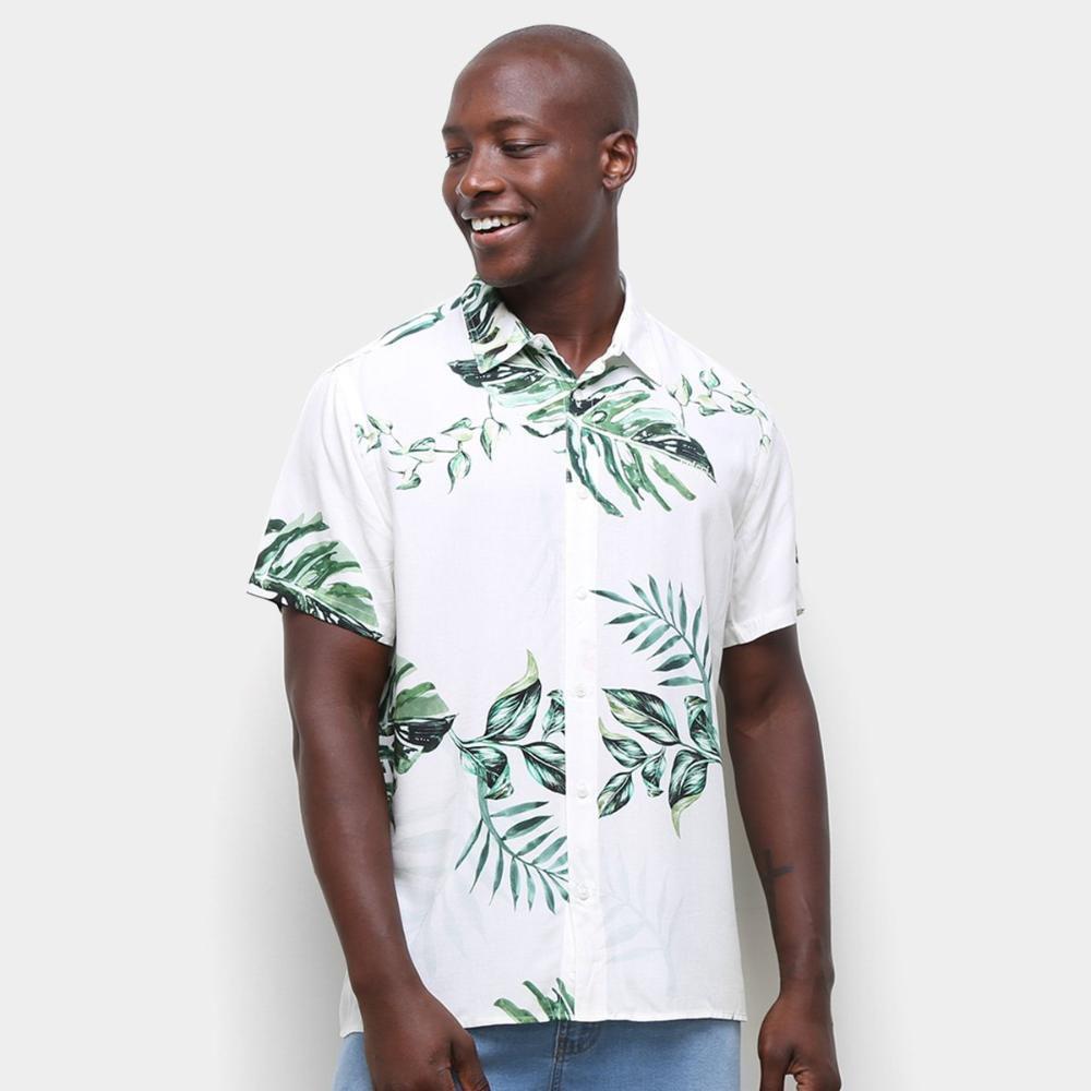 camisa colcci estampada