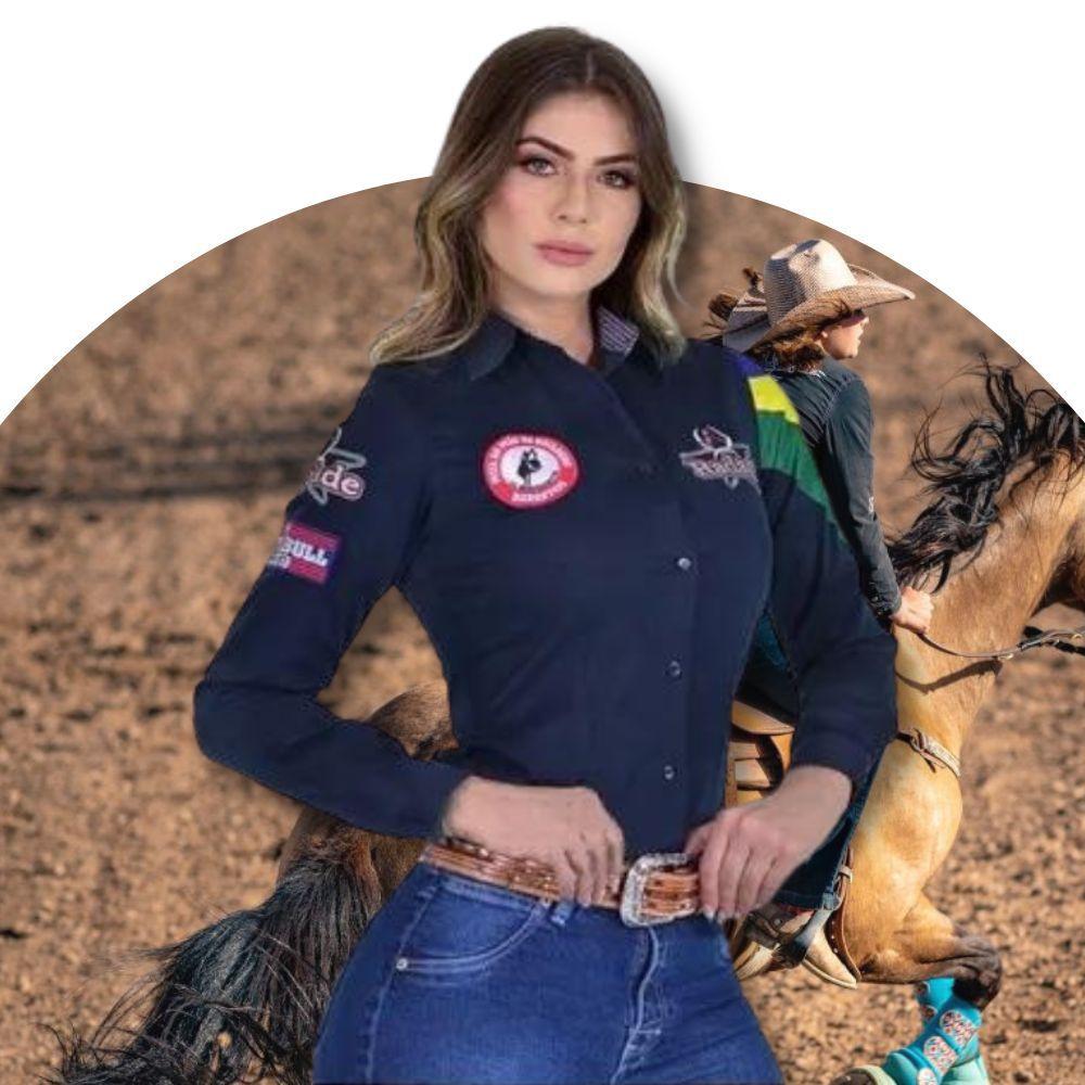 Barretos Moda Country Feminina 2019 Blusa Feminina Roupa Country