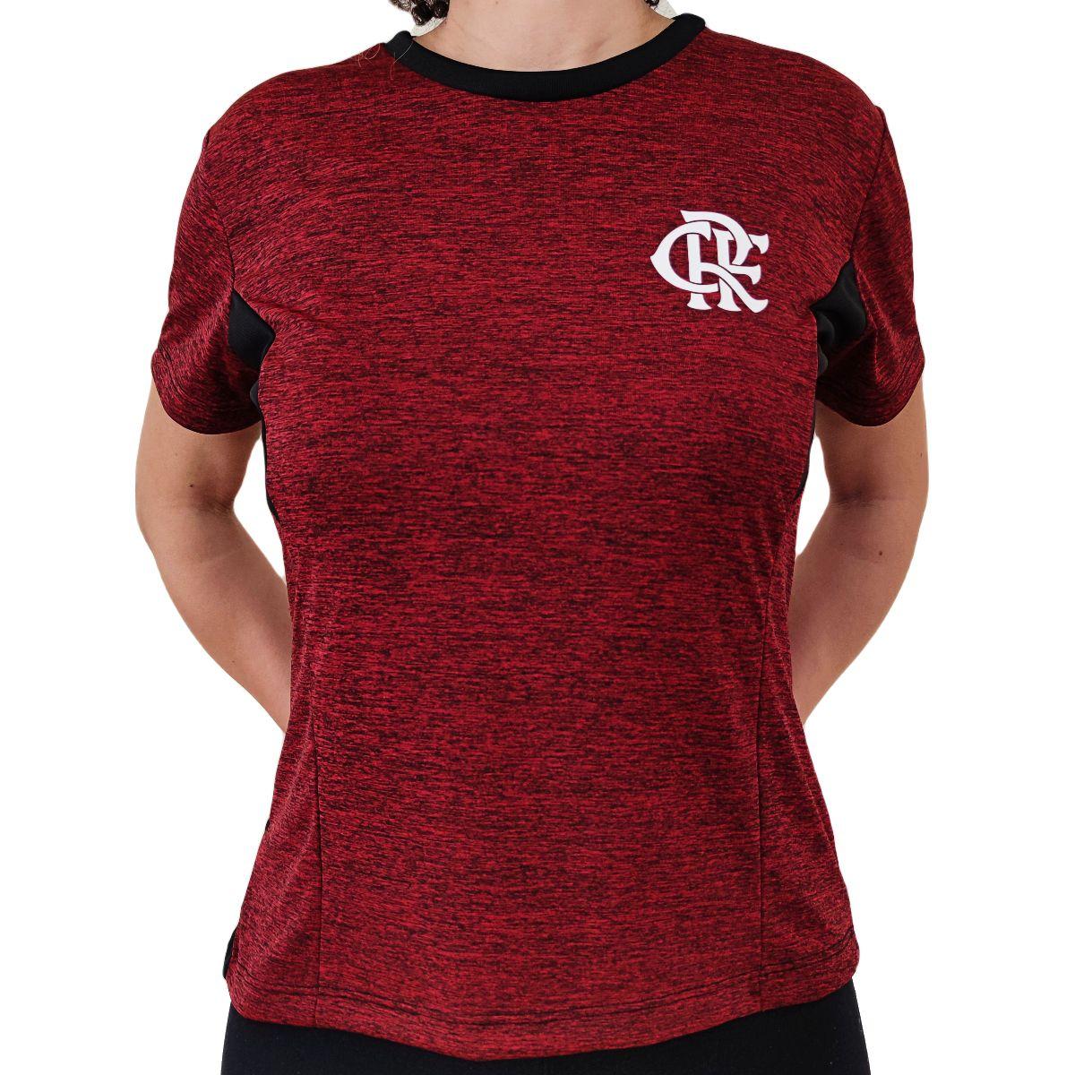 camisa vermelha do flamengo feminina