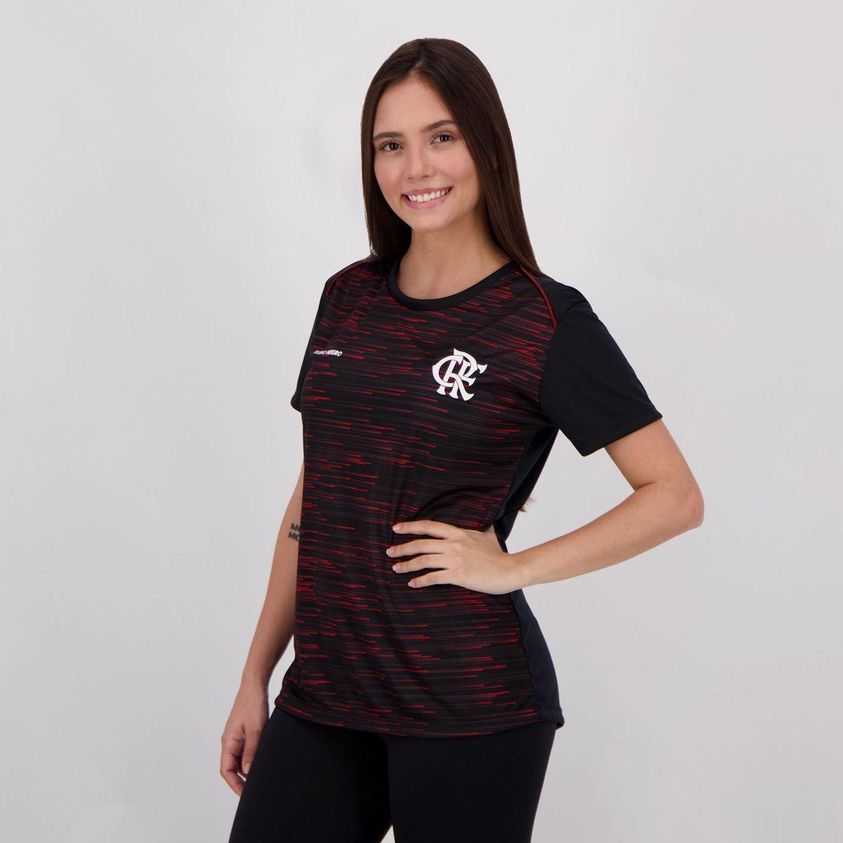 camisa do flamengo preta e verde feminina