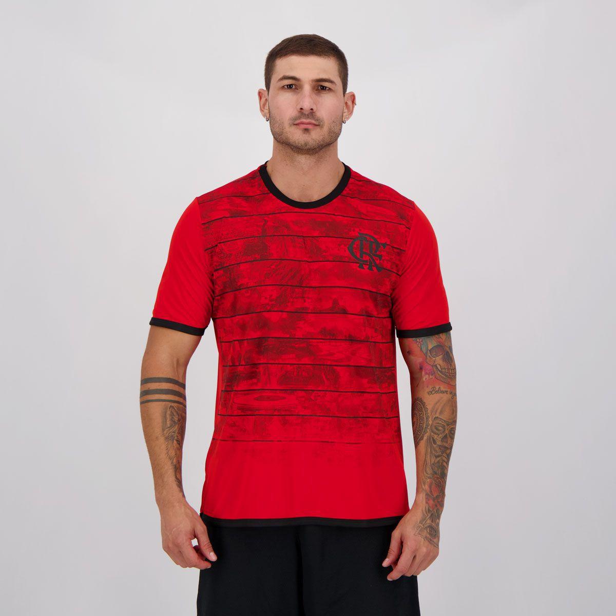 camisa nova do flamengo vermelha