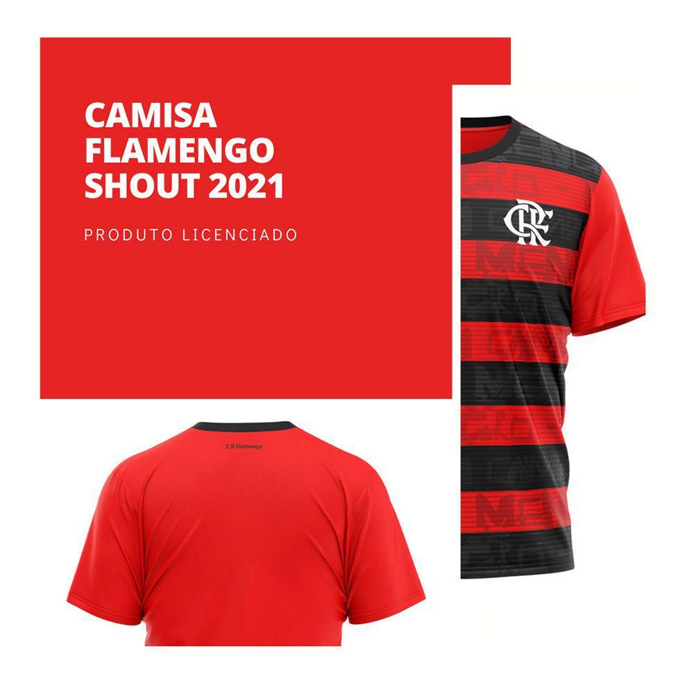 camisa flamengo shout