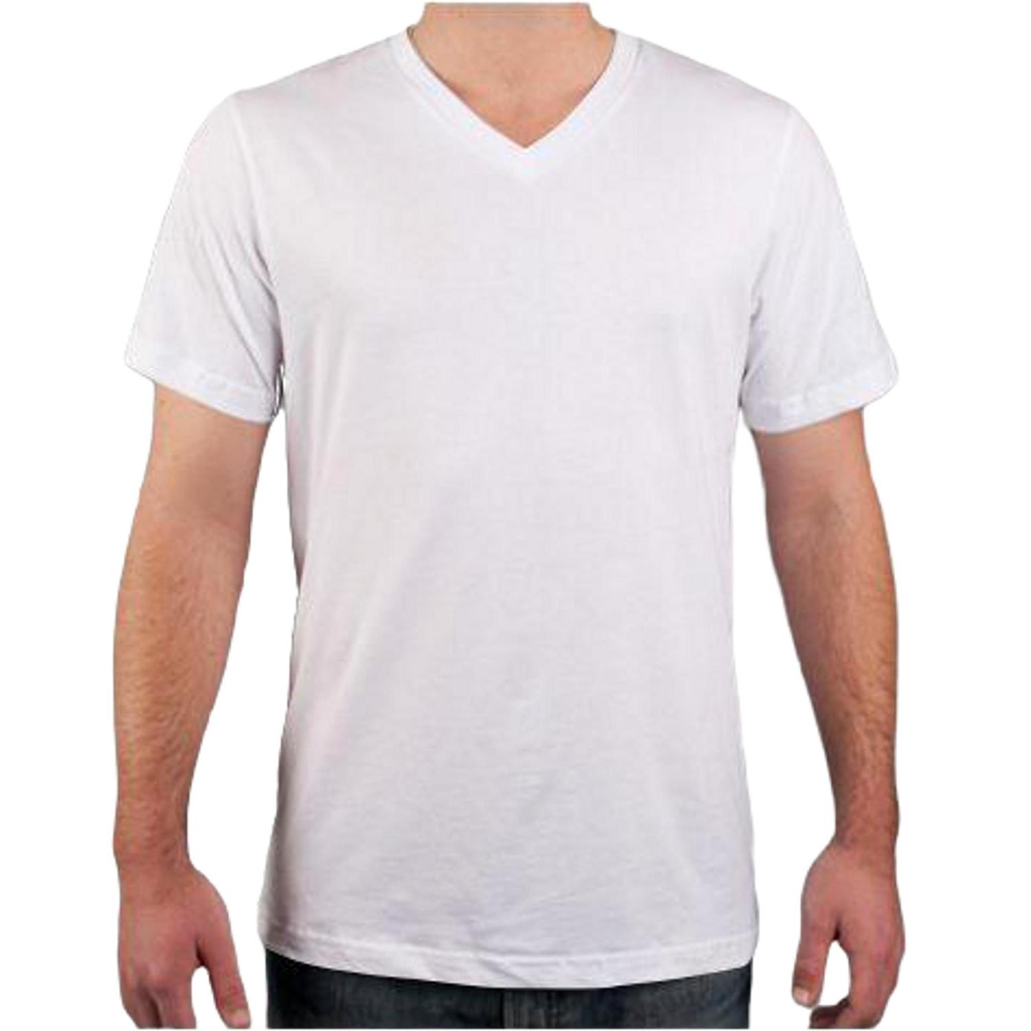 Imagem de Camisa gola V Plus Size masculina 100% Algodão 30.1 Camiseta Básica