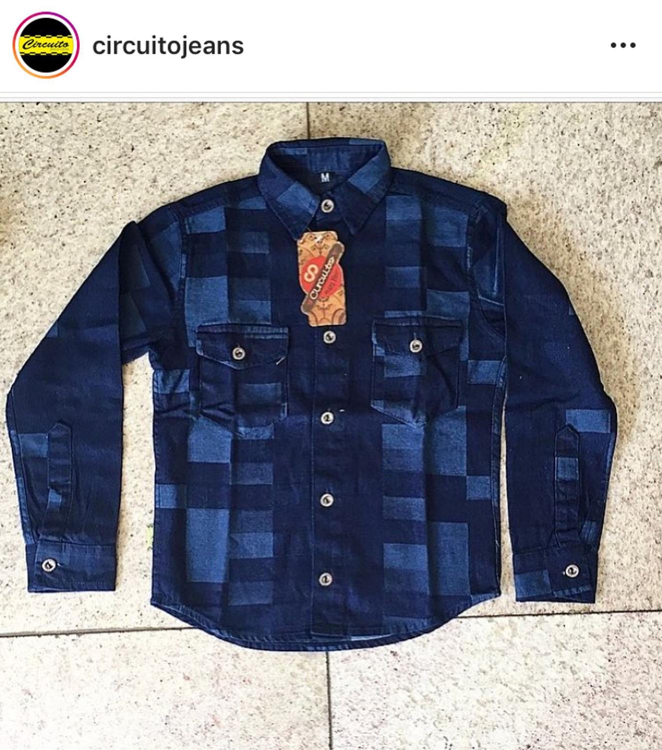 Camisa jeans juvenil Clearance