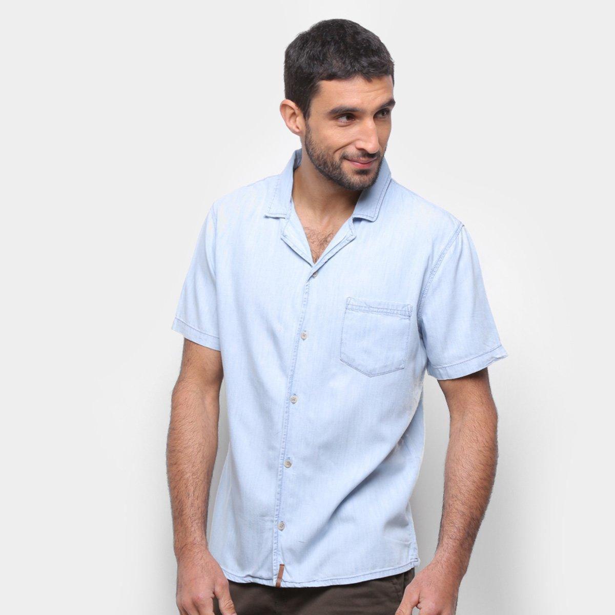 camisa jeans hering masculina