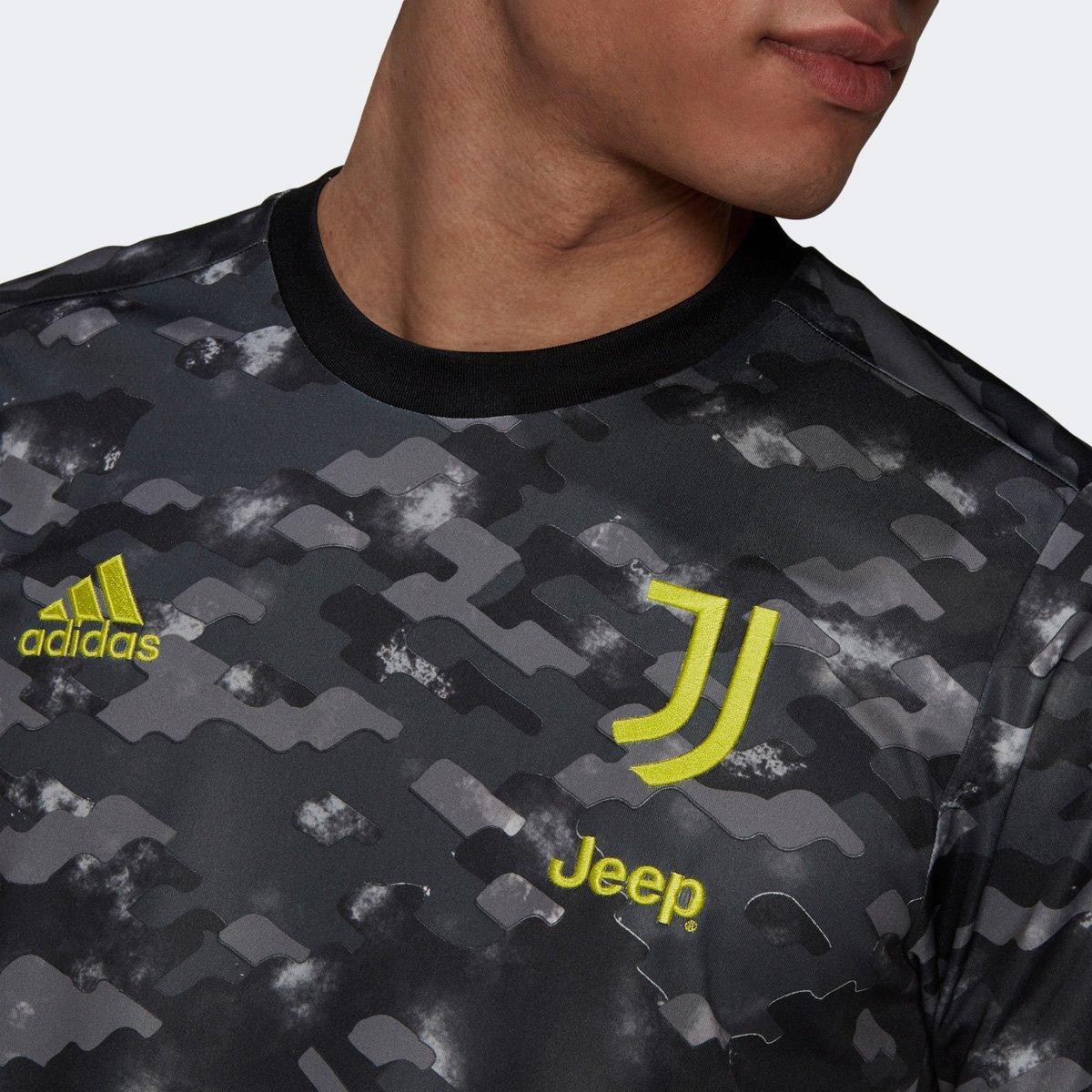 camisa pré jogo juventus