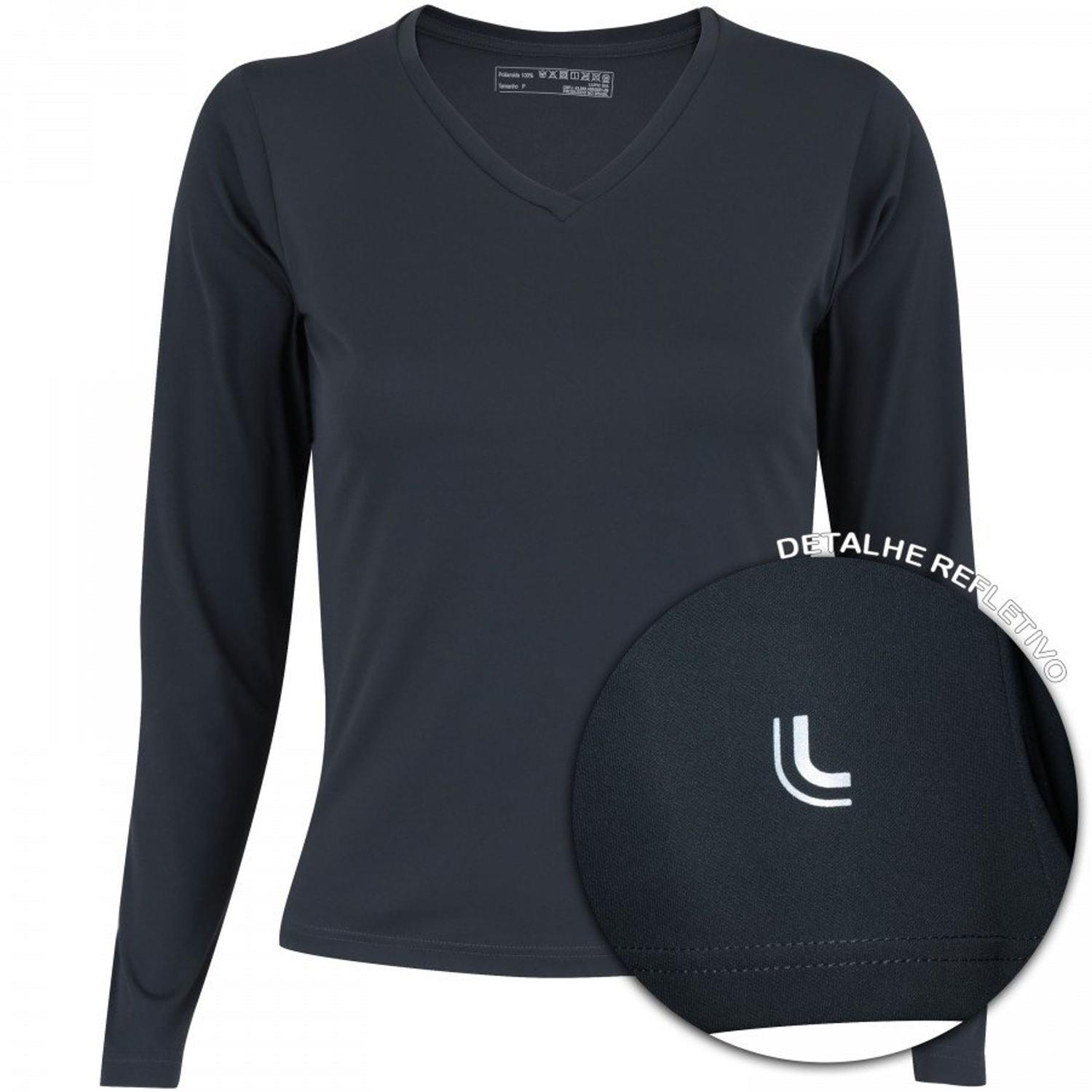 Camisa manga longa feminina proteção UV 50+ Lupo 77028 - Camisa ...