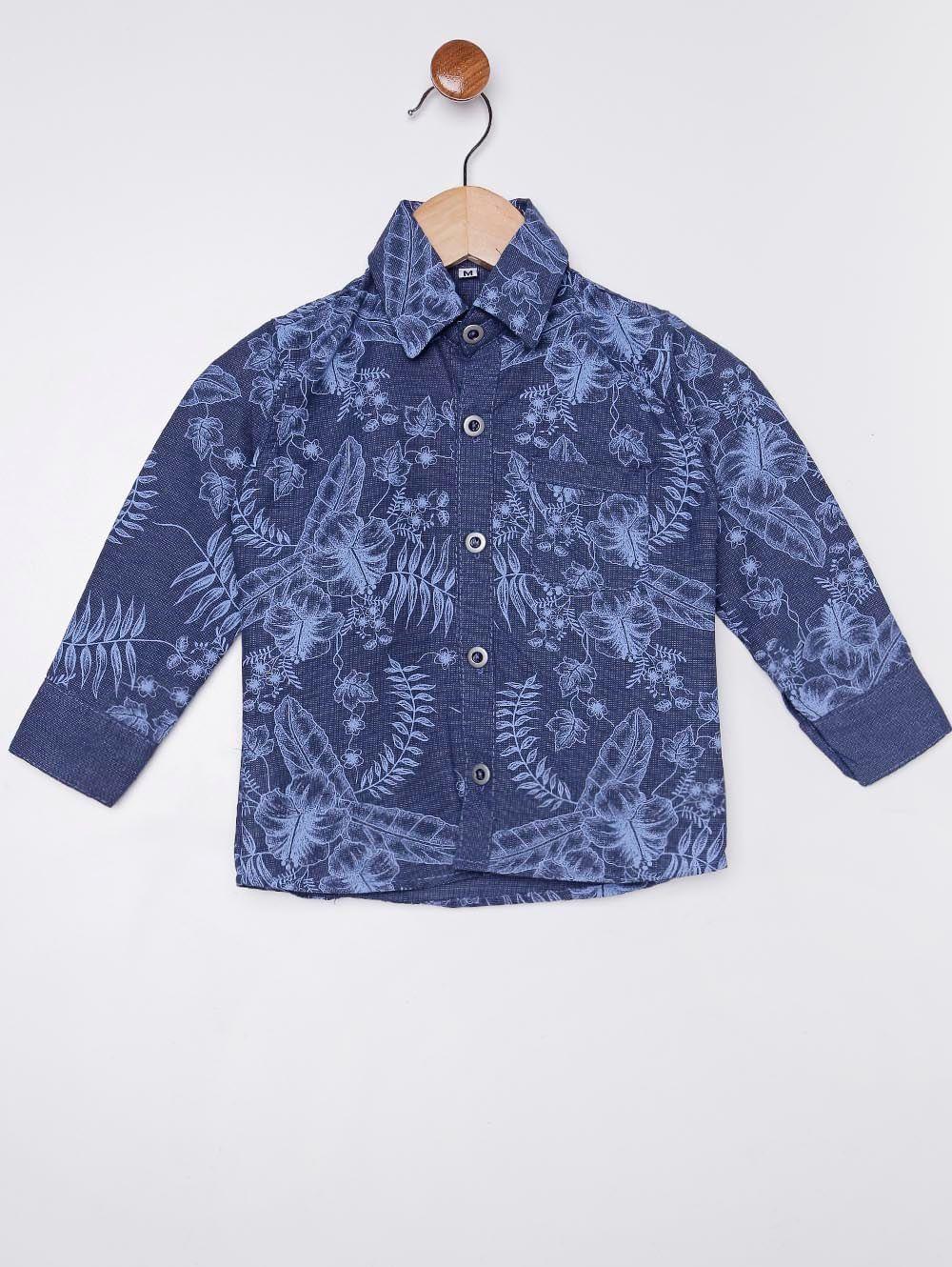 camisa brasil azul infantil