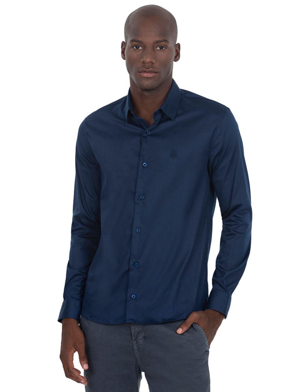 camisa polo wear azul