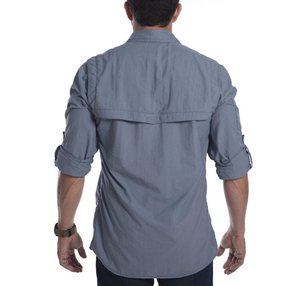 camisa estilo safari