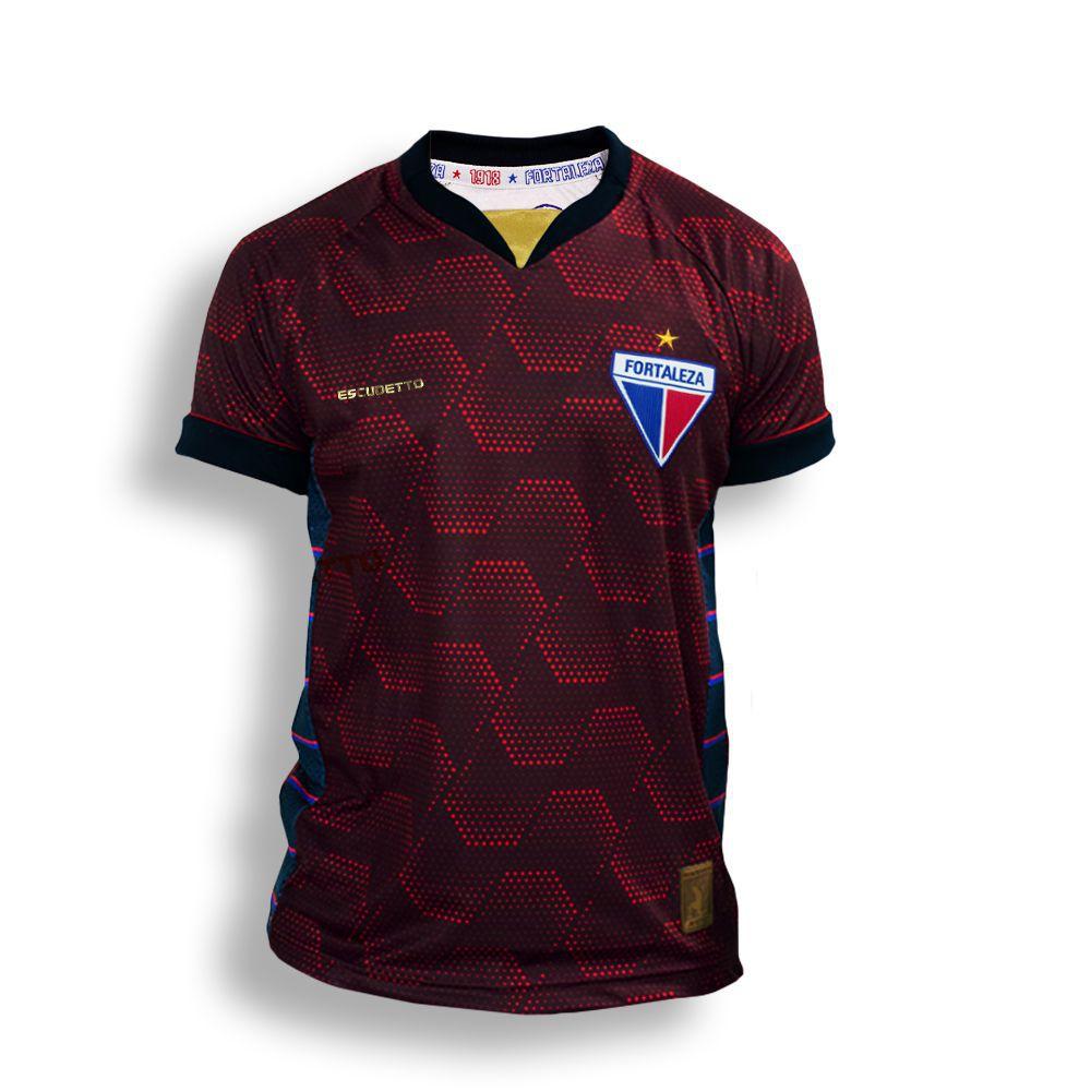 camisa de time com gola polo