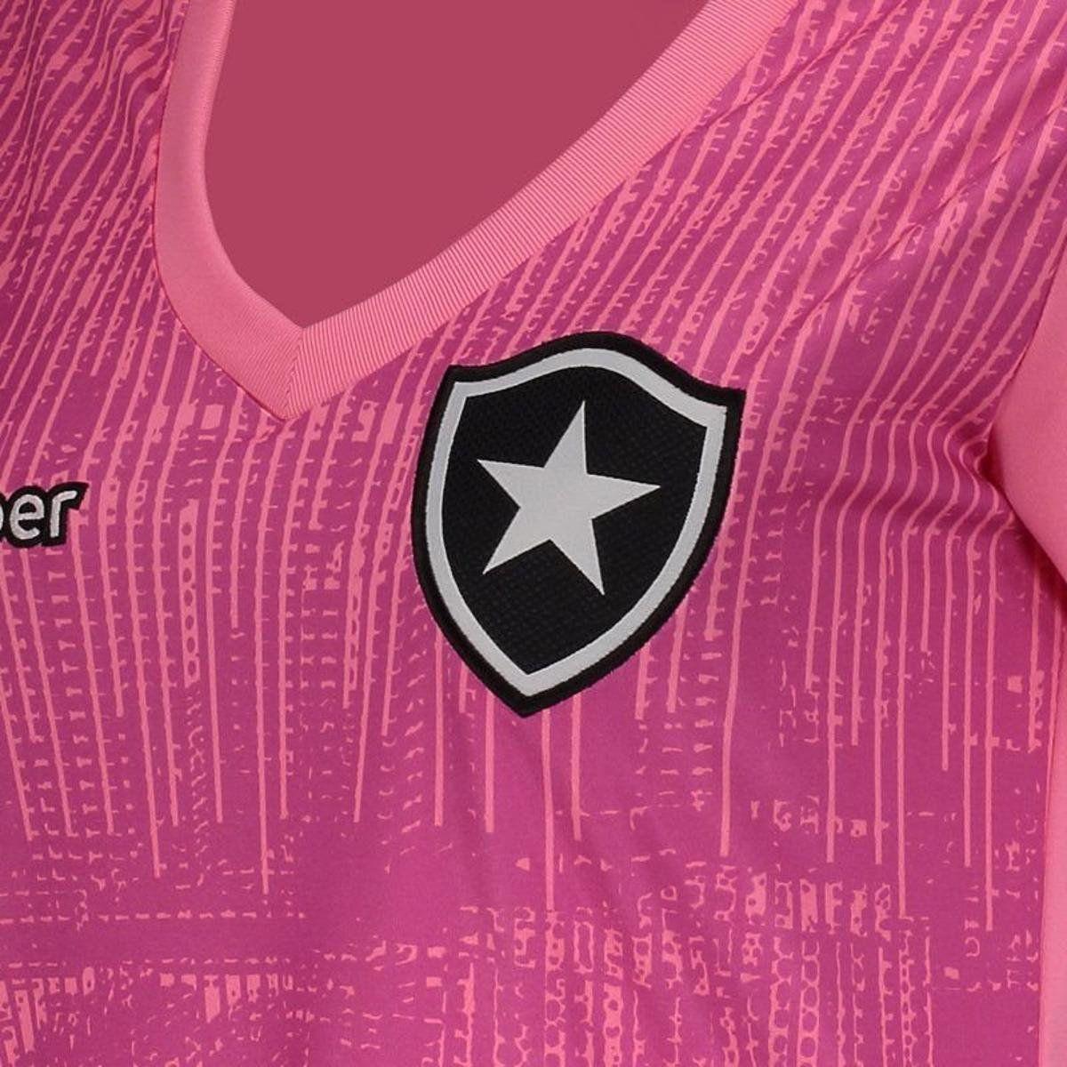 botafogo camisa rosa