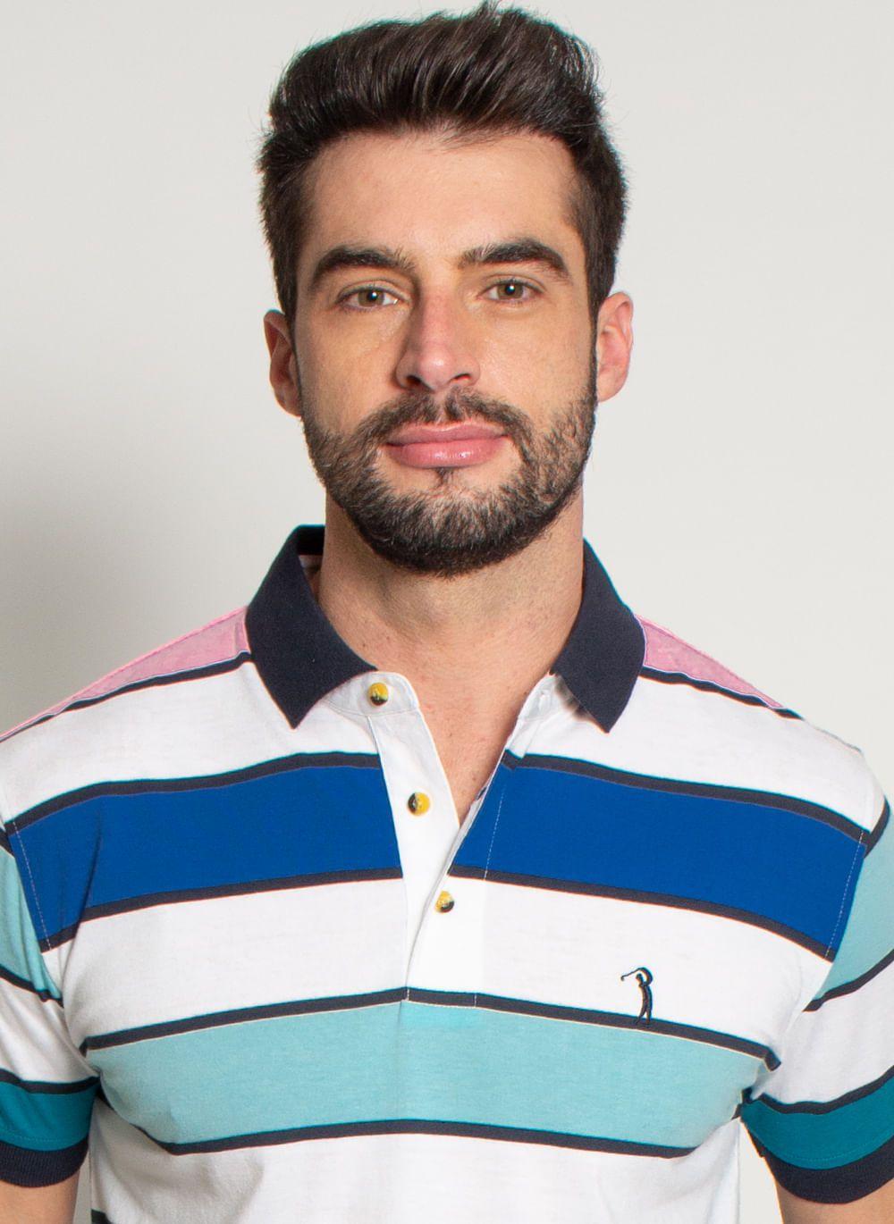 camisa polo listrada aleatory