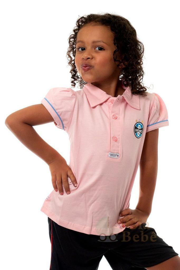camisa gremio infantil rosa