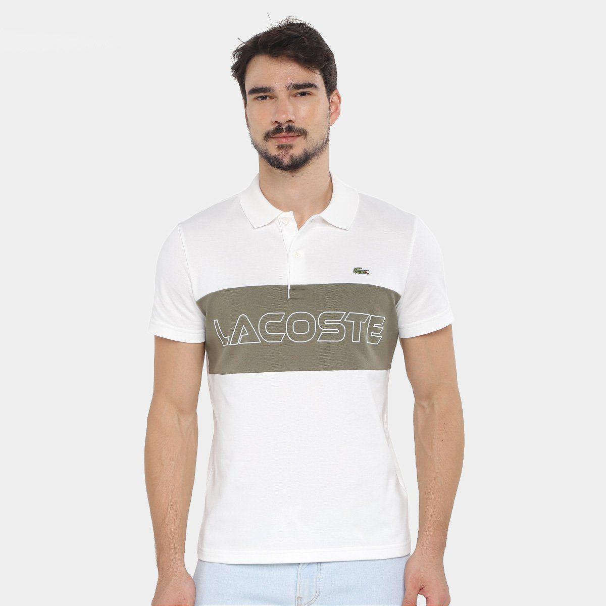 Camisas Masculinas Camisas De Marca Originais Lacoste Camiseta