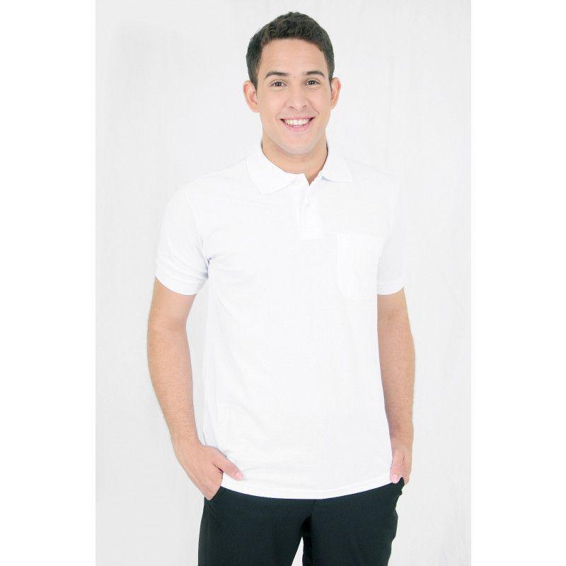 camisa polo branca masculina infantil