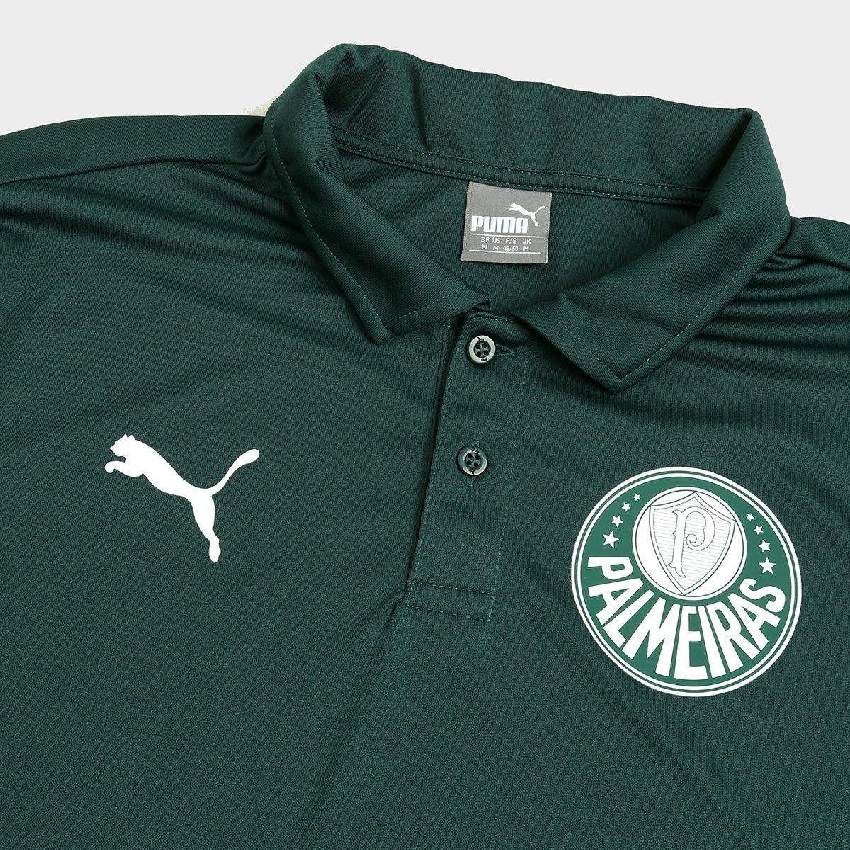 Camisa Polo Palmeiras Viagem 20 21 Puma Masculina Camisa de Time Magazine Luiza