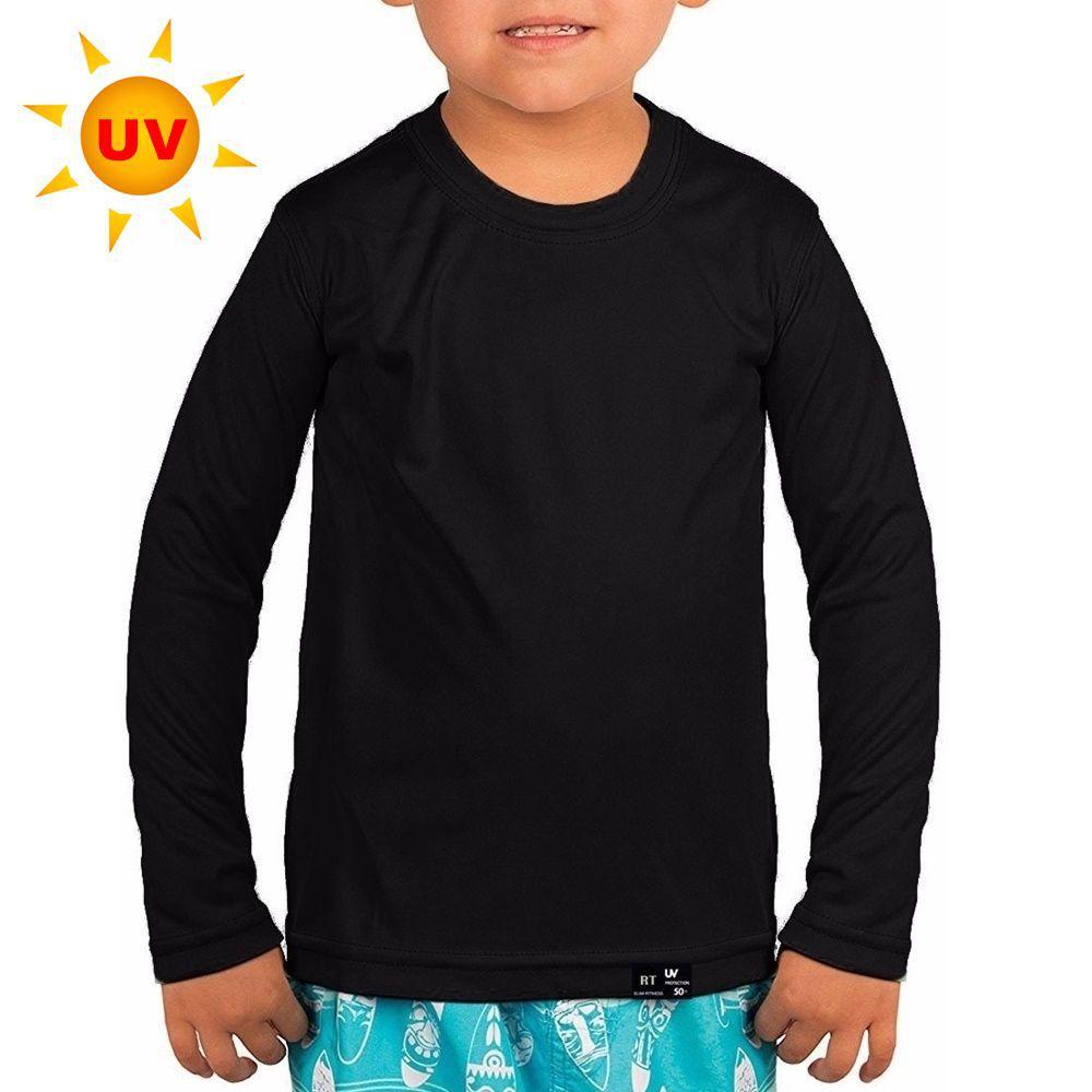 blusa com proteção uva e uvb infantil
