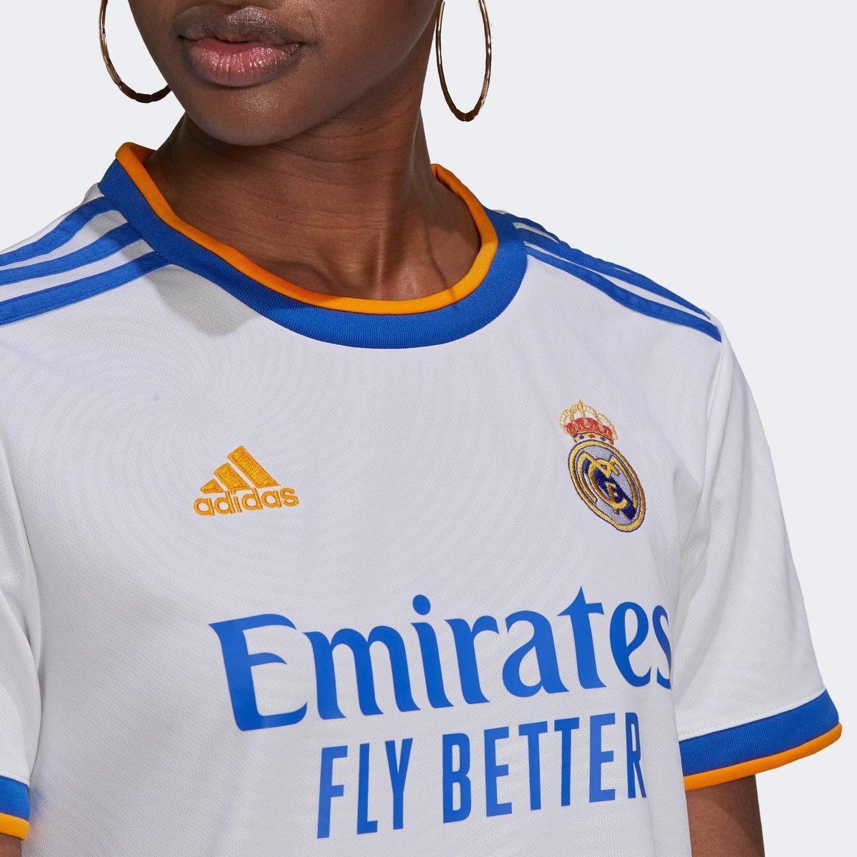 camiseta feminina do real madrid