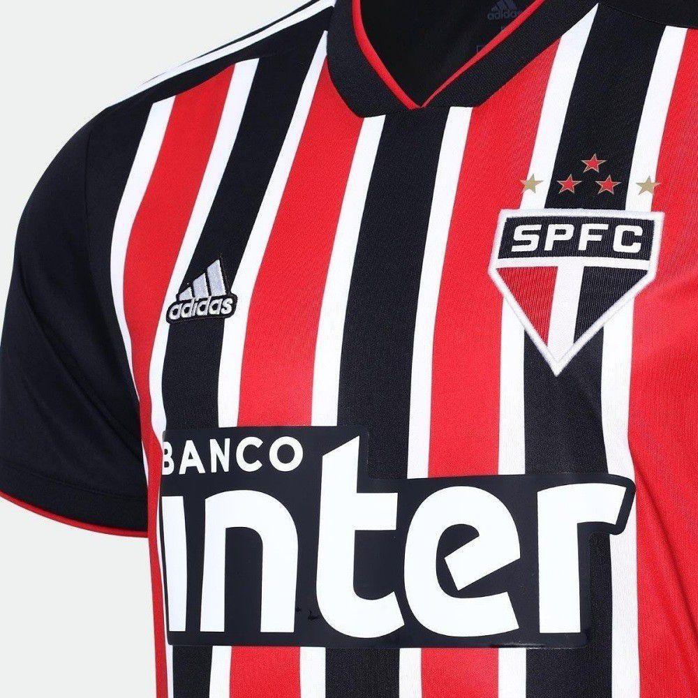 Camisa Sao Paulo II 18 19 Adidas Torcedor Camisa de Time Magazine Luiza