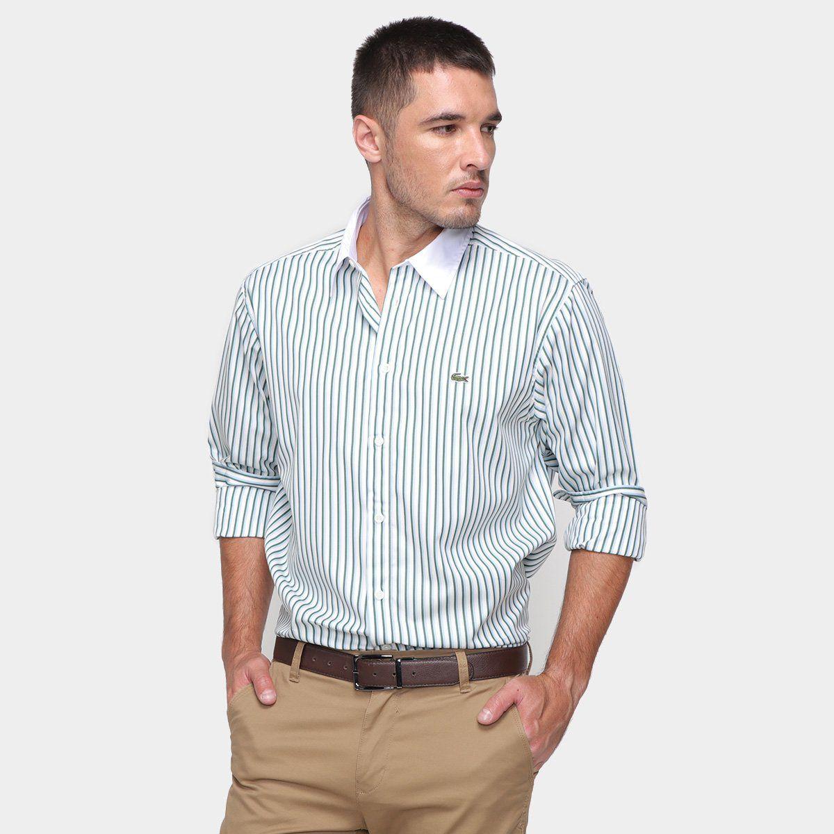 Sale preço camisa social lacoste Free Shipping Black Friday