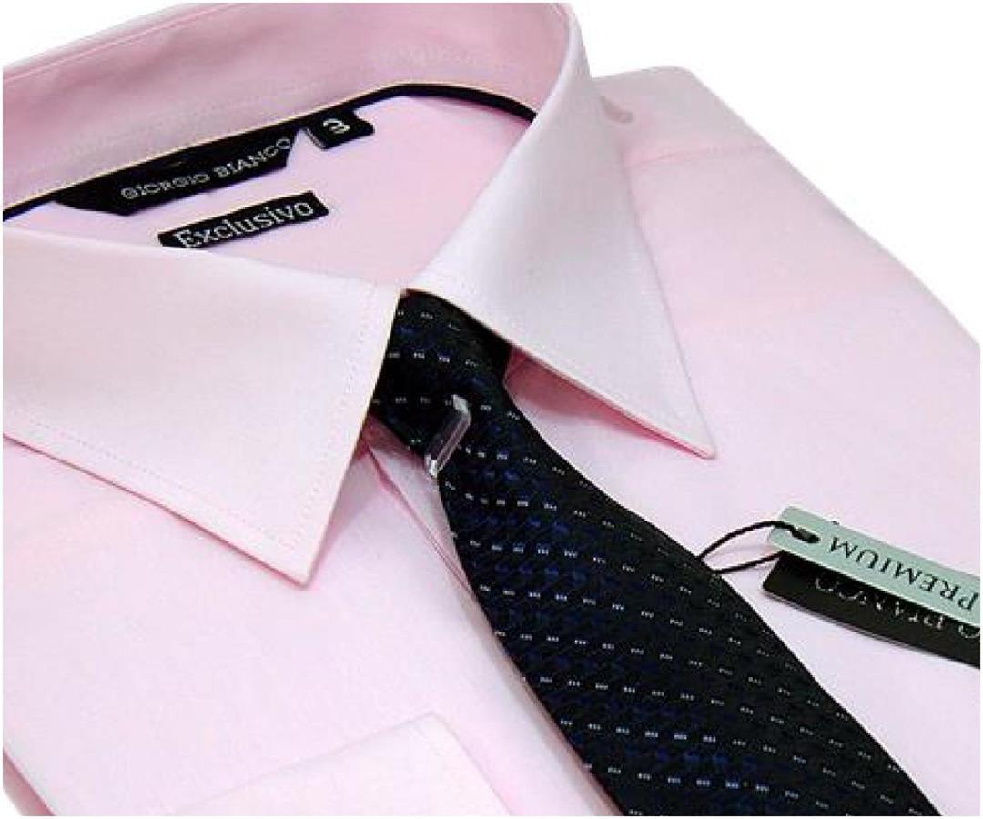 camisa rosa gravata