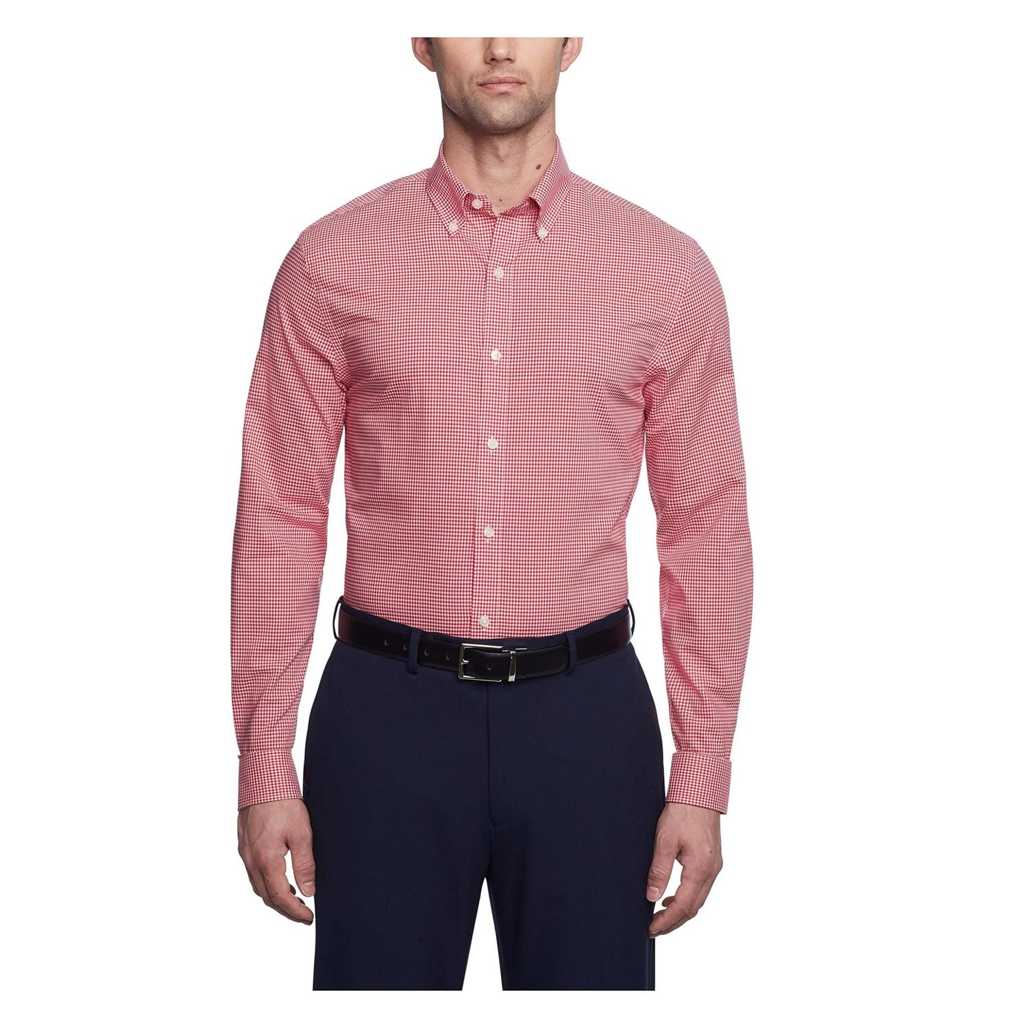 Camisa Social Masculina Tommy Hilfiger Slim Fit Gingham Sem