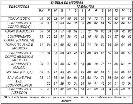 medidas de camisa social infantil