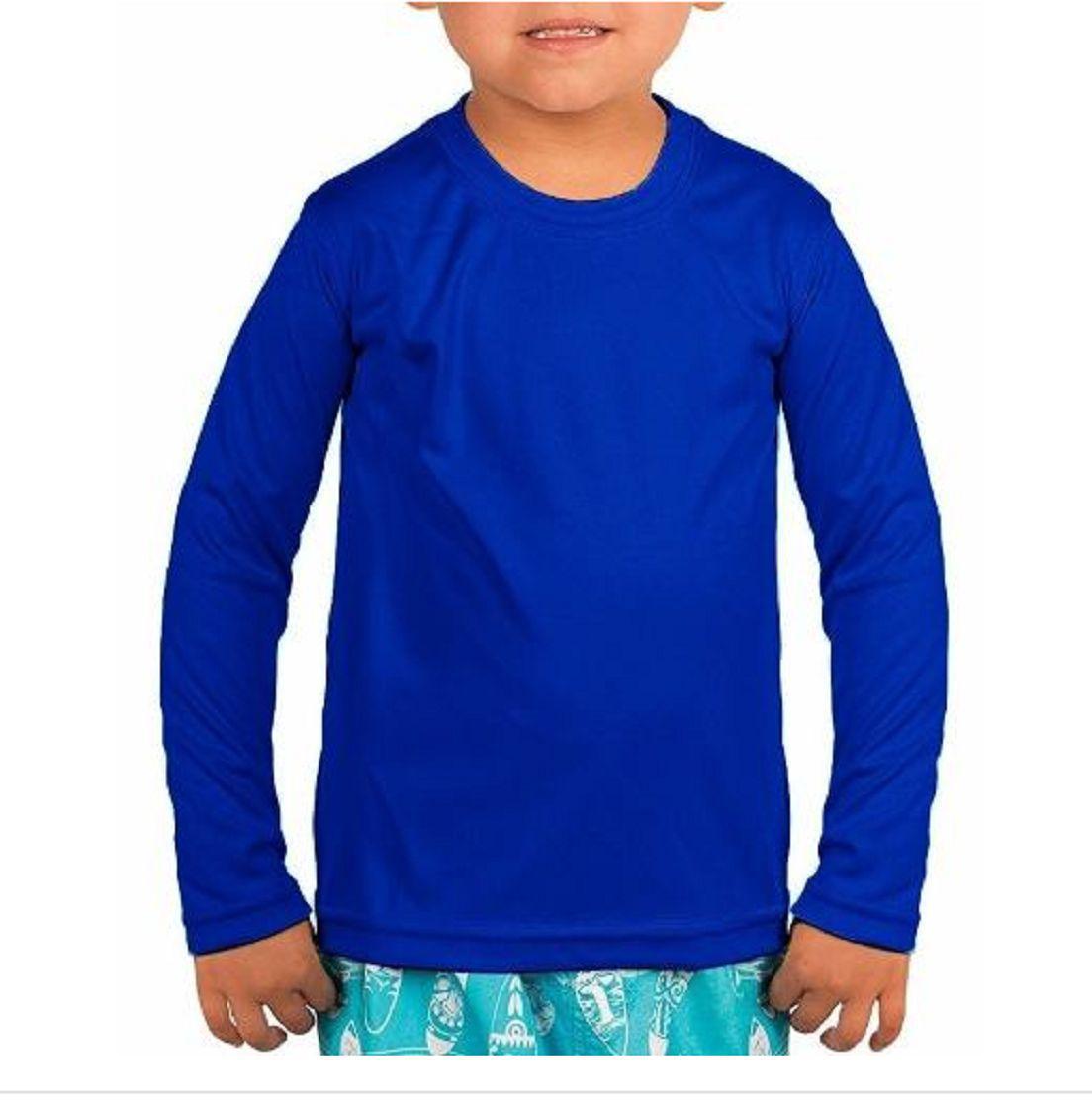 camisa térmica azul