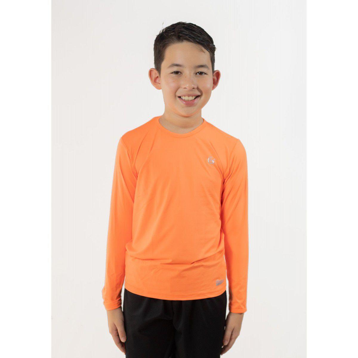 camiseta termica infantil manga longa