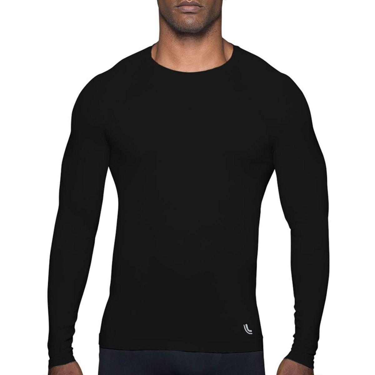 camiseta térmica feminina manga longa segunda pele lupo