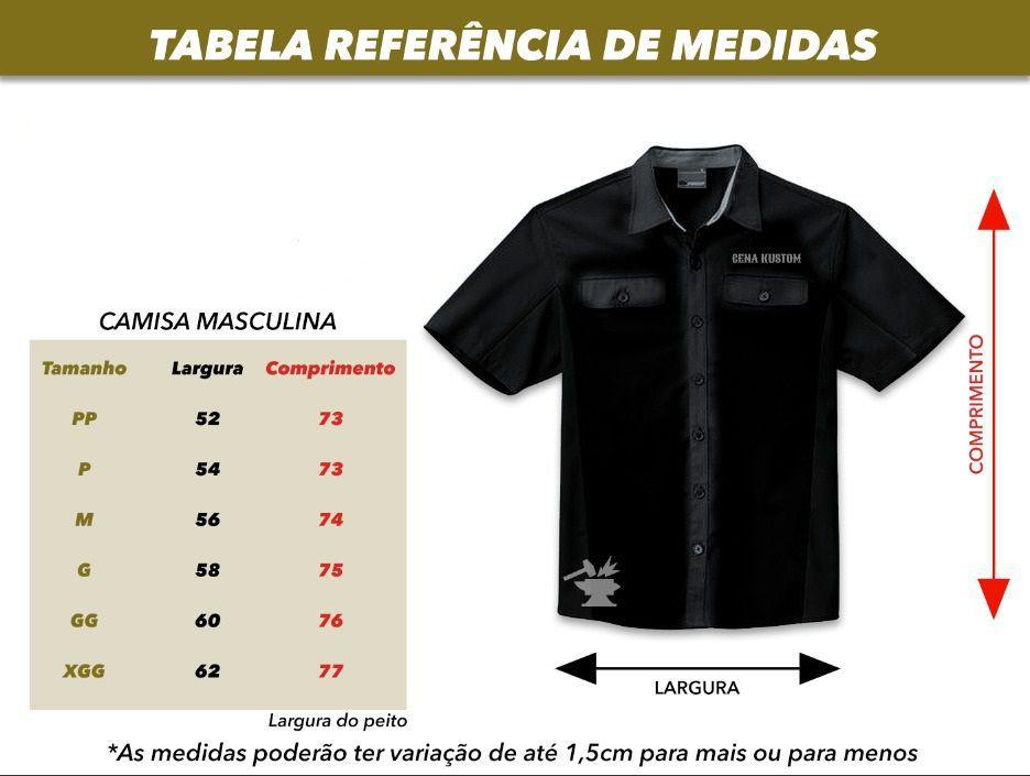 camisa estilo mecanico americano